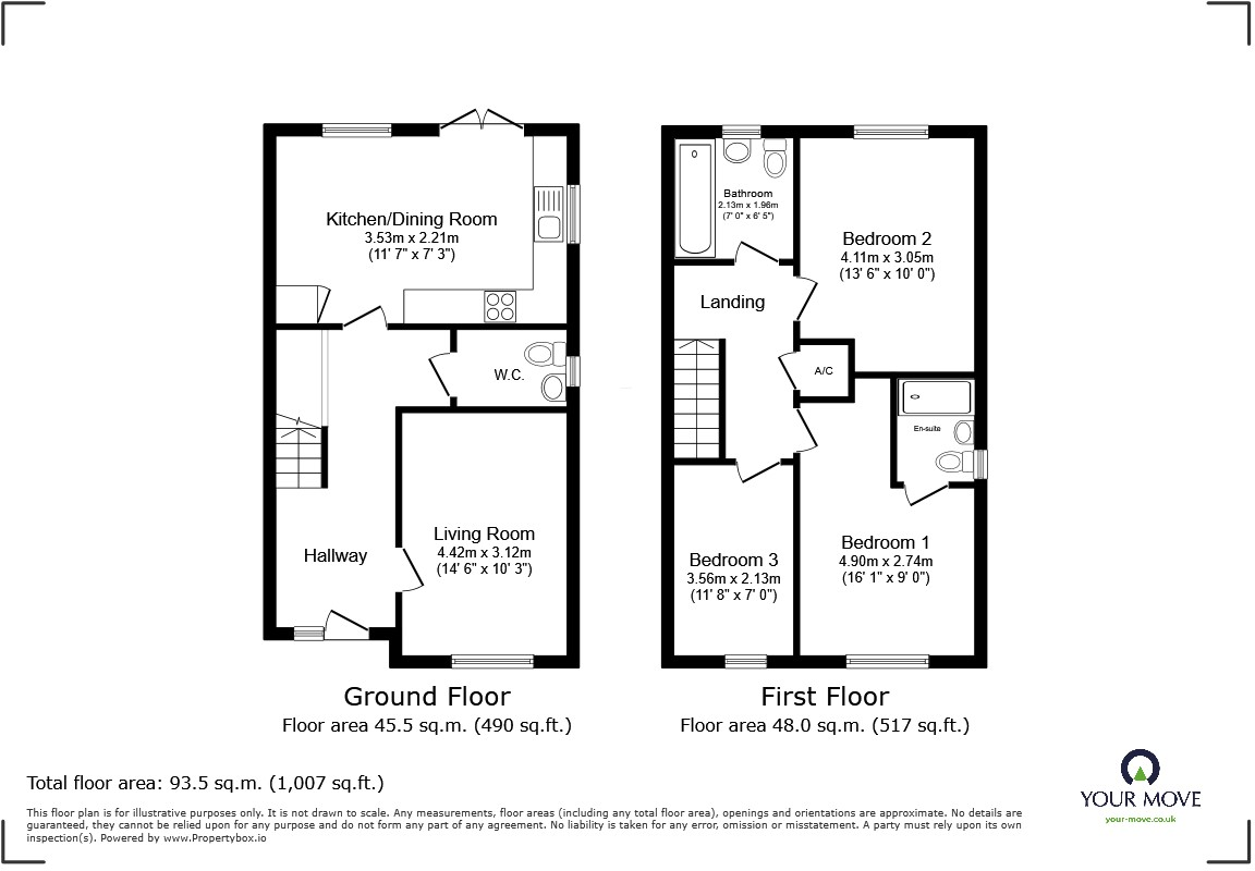 Hawnes Close, Haynes, Bedford, MK45 floorplan
