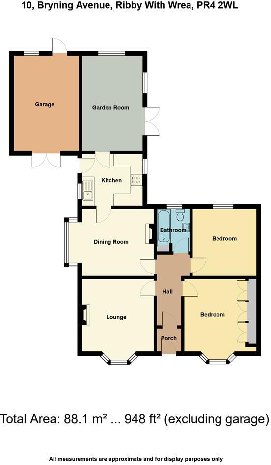 Bryning Avenue, Wrea Green floorplan