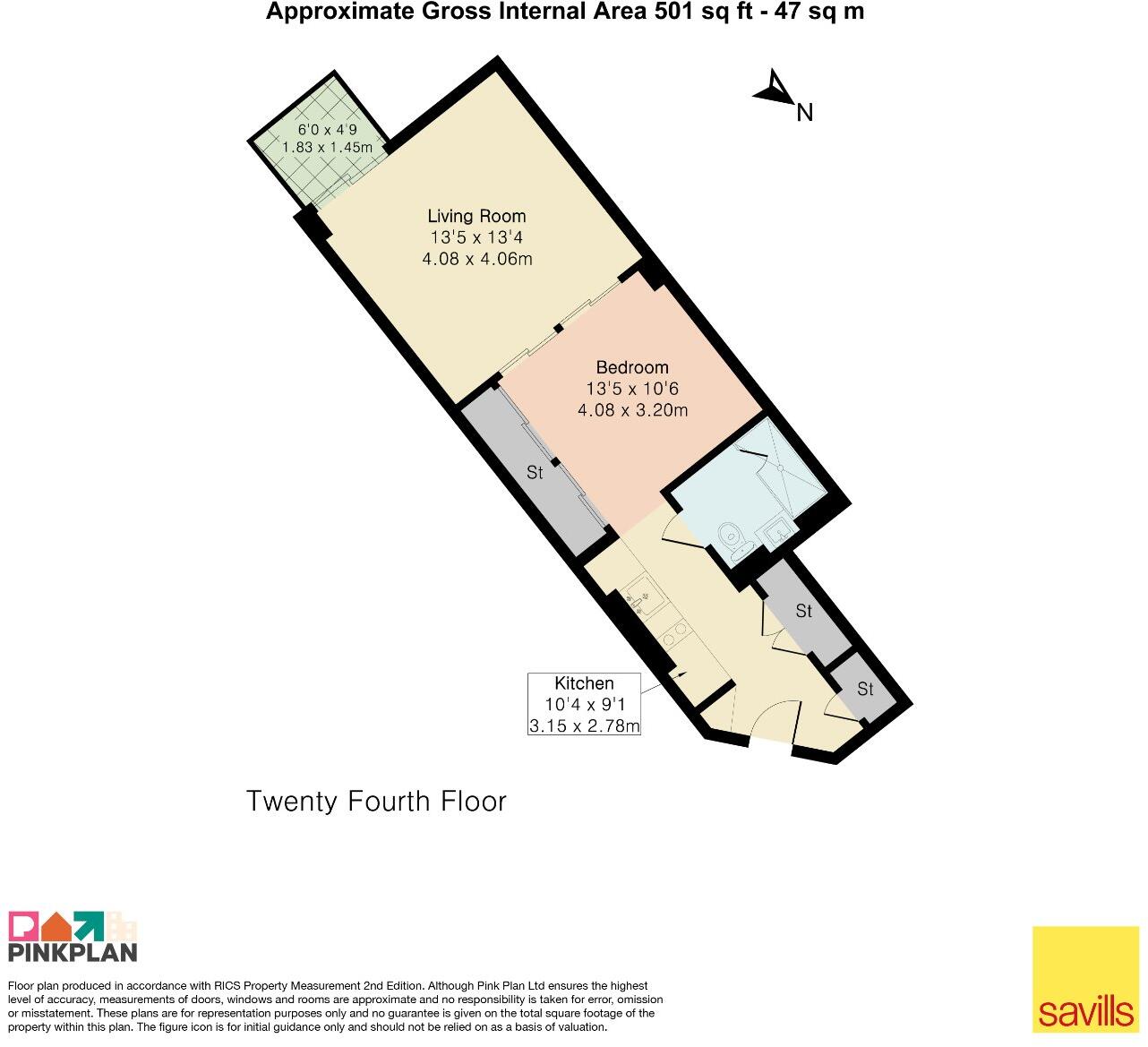 Hewett Street, Hackney, London, EC2A floorplan