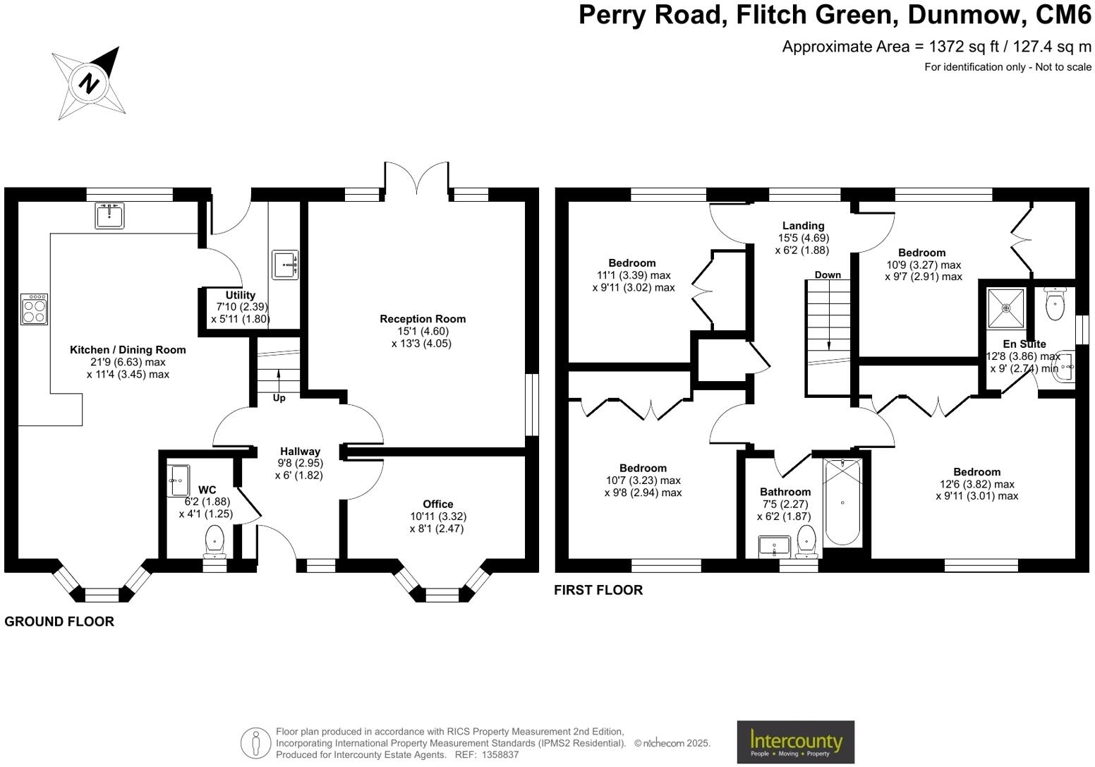 Perry Road, Flitch Green, Dunmow, Essex, CM6 floorplan