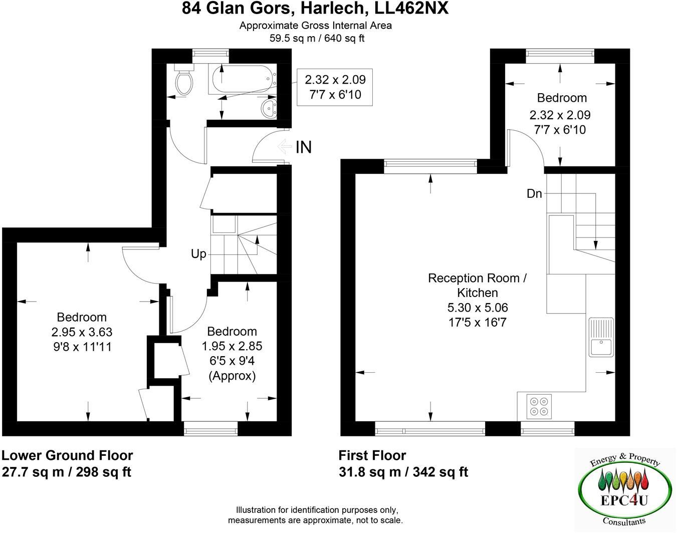 84, Glan Gors, Harlech floorplan