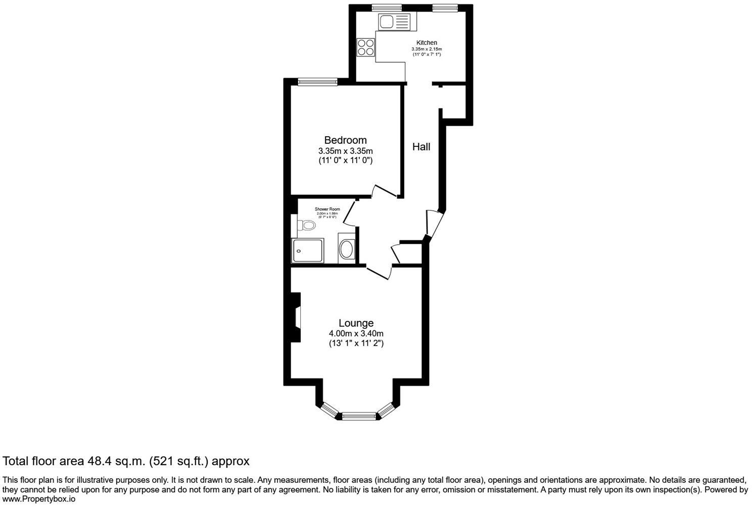 Victoria Road North, Southsea floorplan