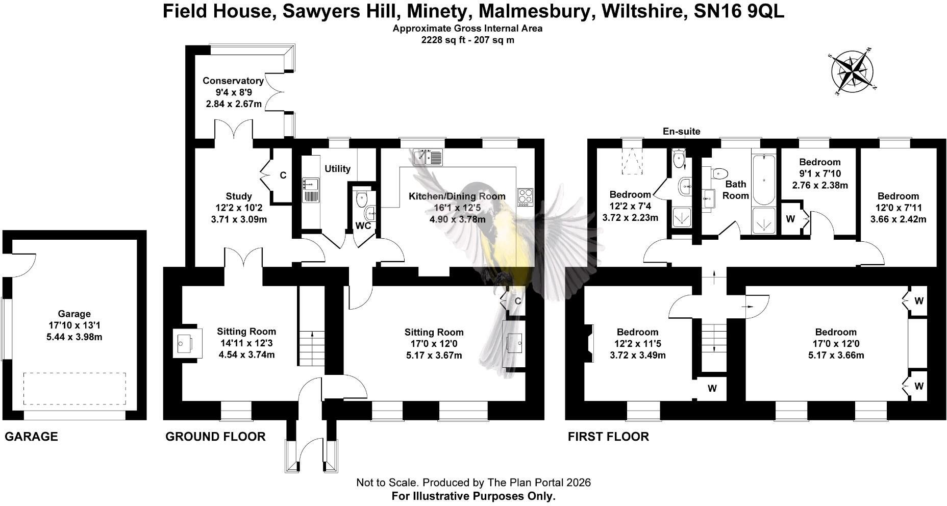 Sawyers Hill, Minety, Wiltshire floorplan