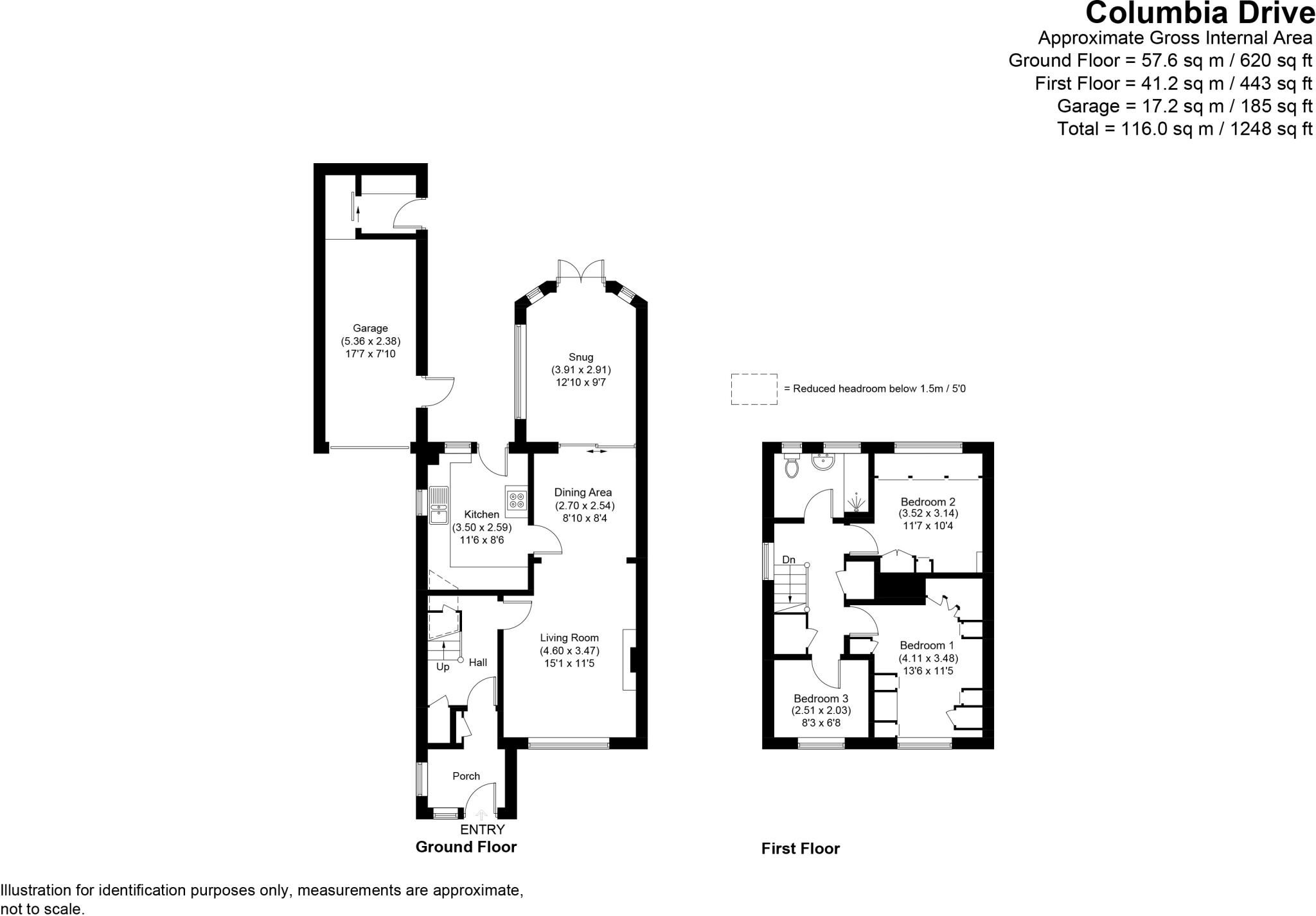 Columbia Drive, Lowerwick, Worcester floorplan