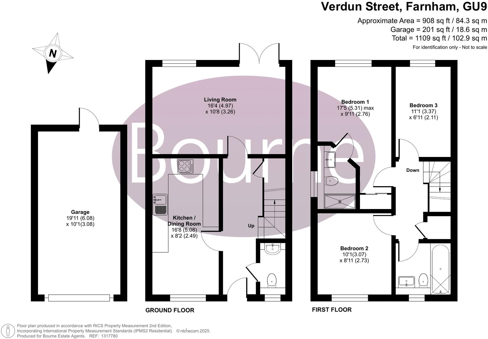 Verdun Street, Farnham, Surrey, GU9 floorplan