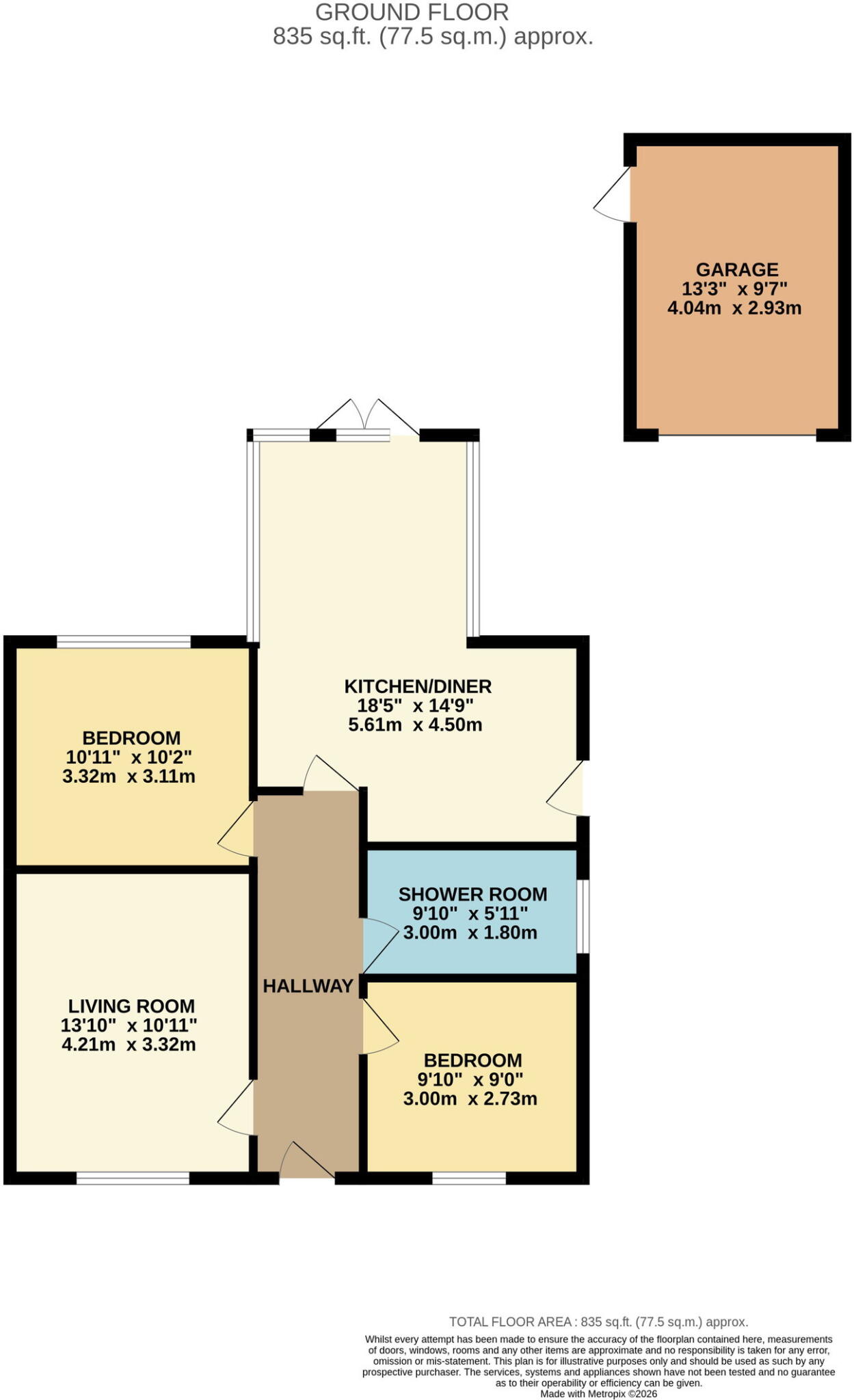 Hadleigh Drive, Lowestoft, NR32 3EE floorplan