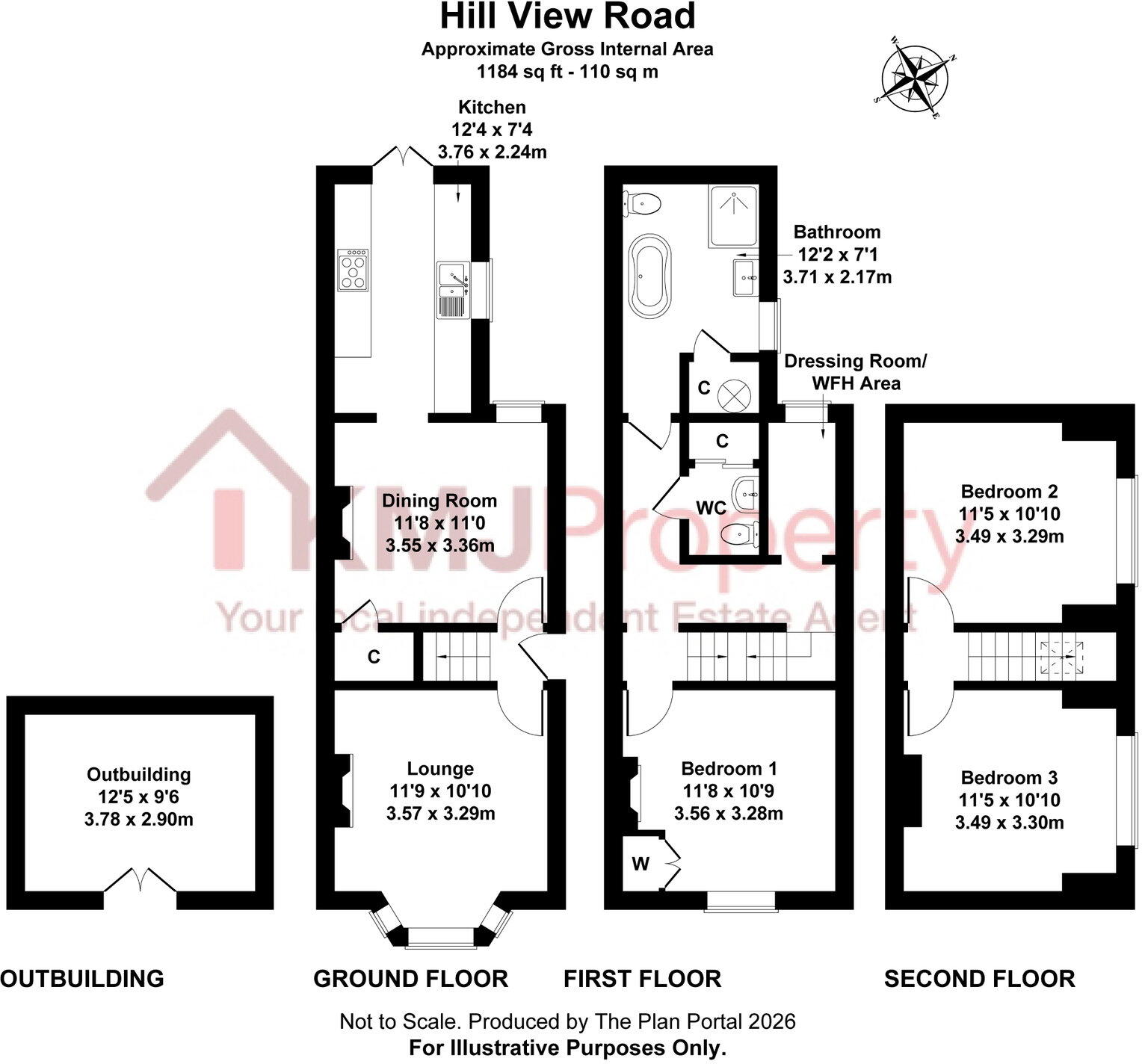 Hill View Road, Tunbridge Wells floorplan