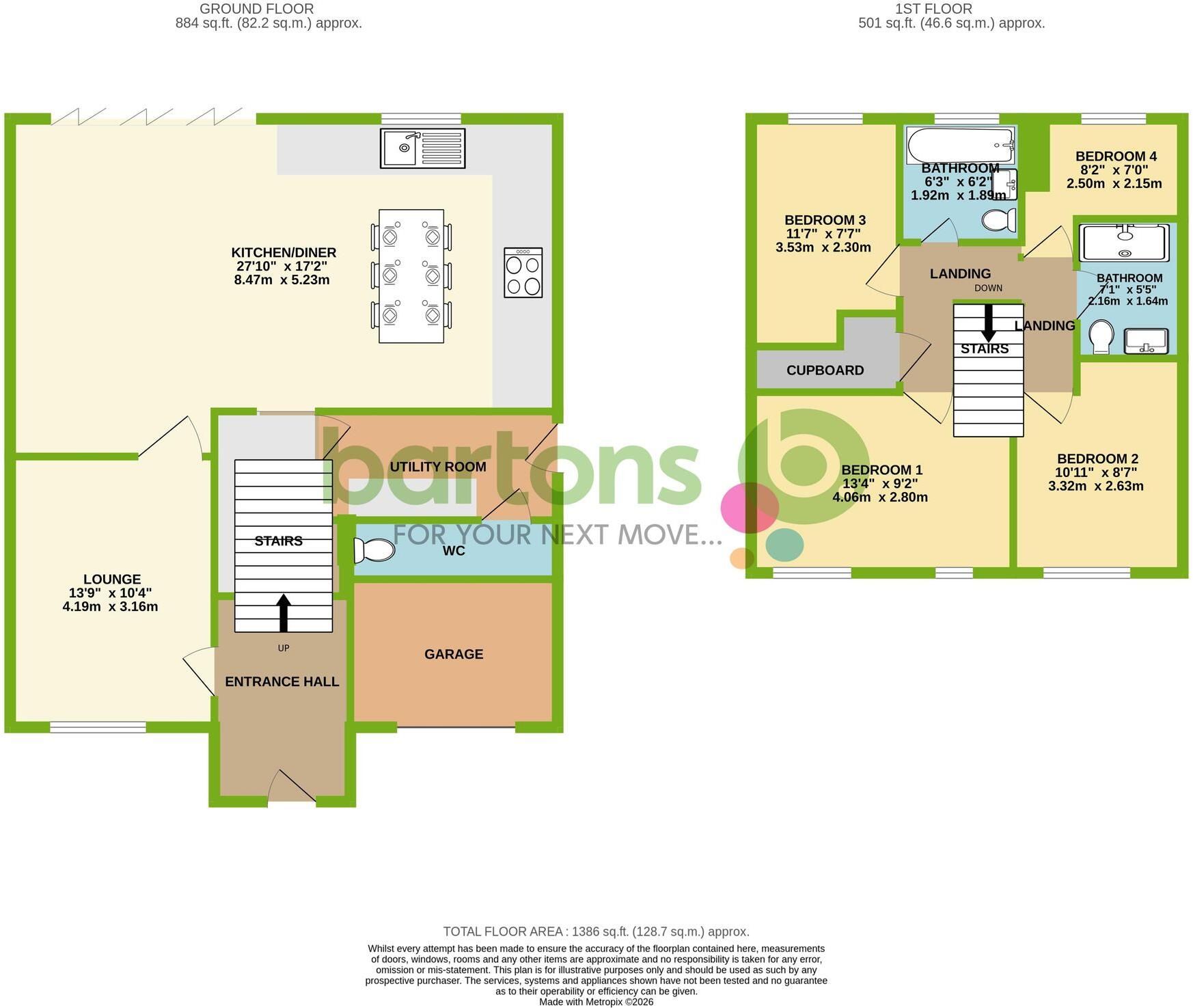 St. Helens Close, Treeton, S60 floorplan
