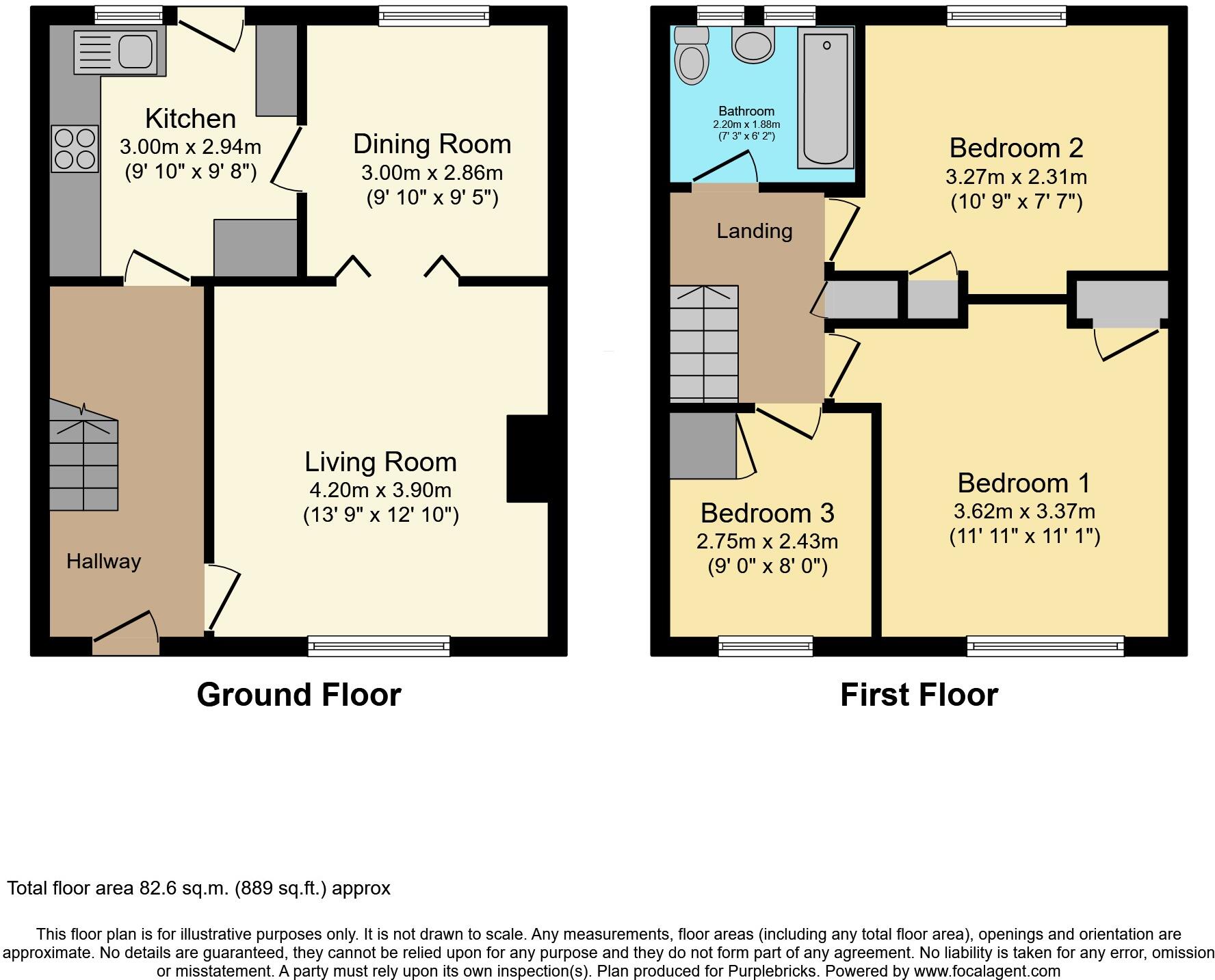 Whitehill Road, Cambridge, CB5 floorplan