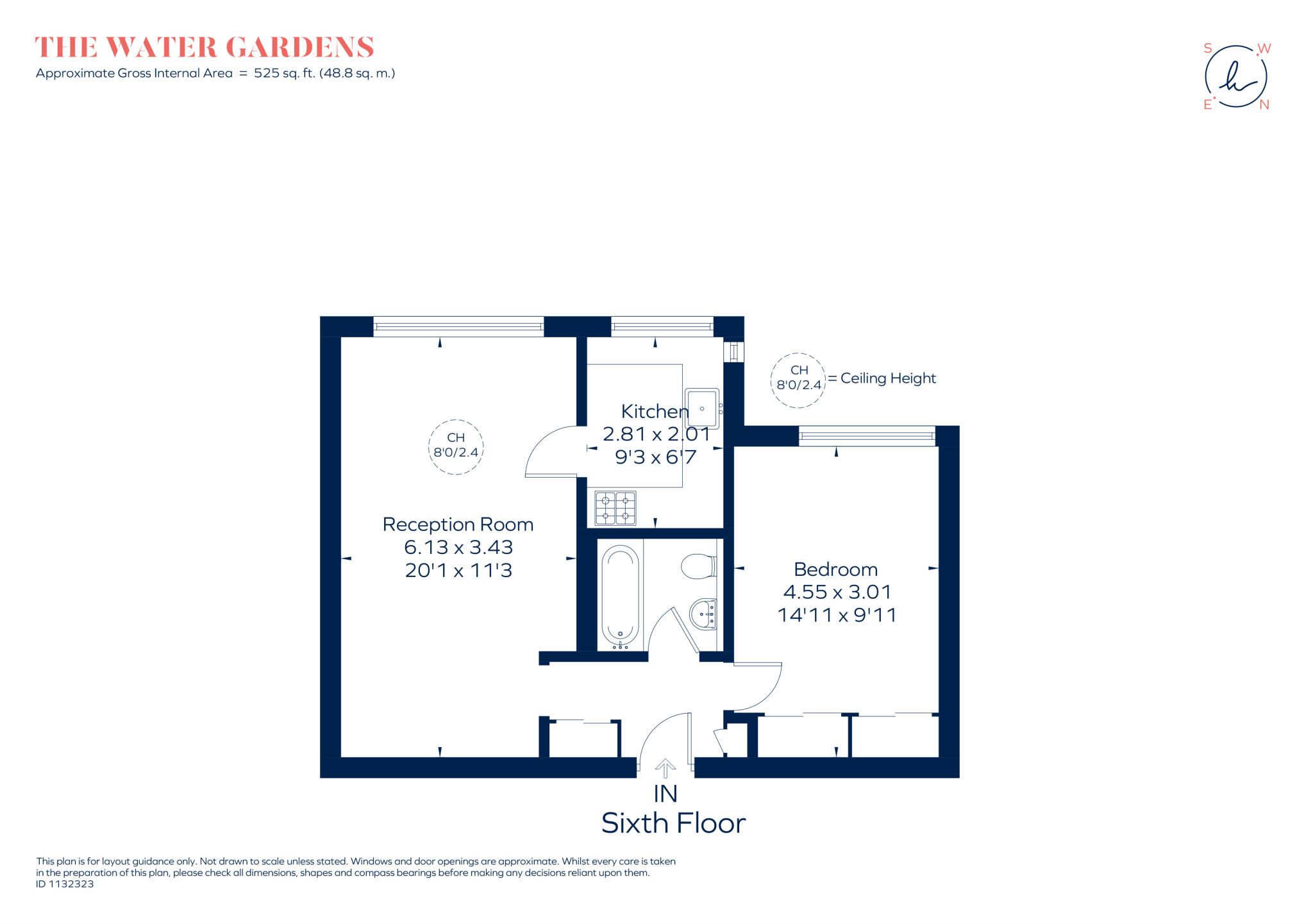 The Water Gardens Hyde Park W2 floorplan