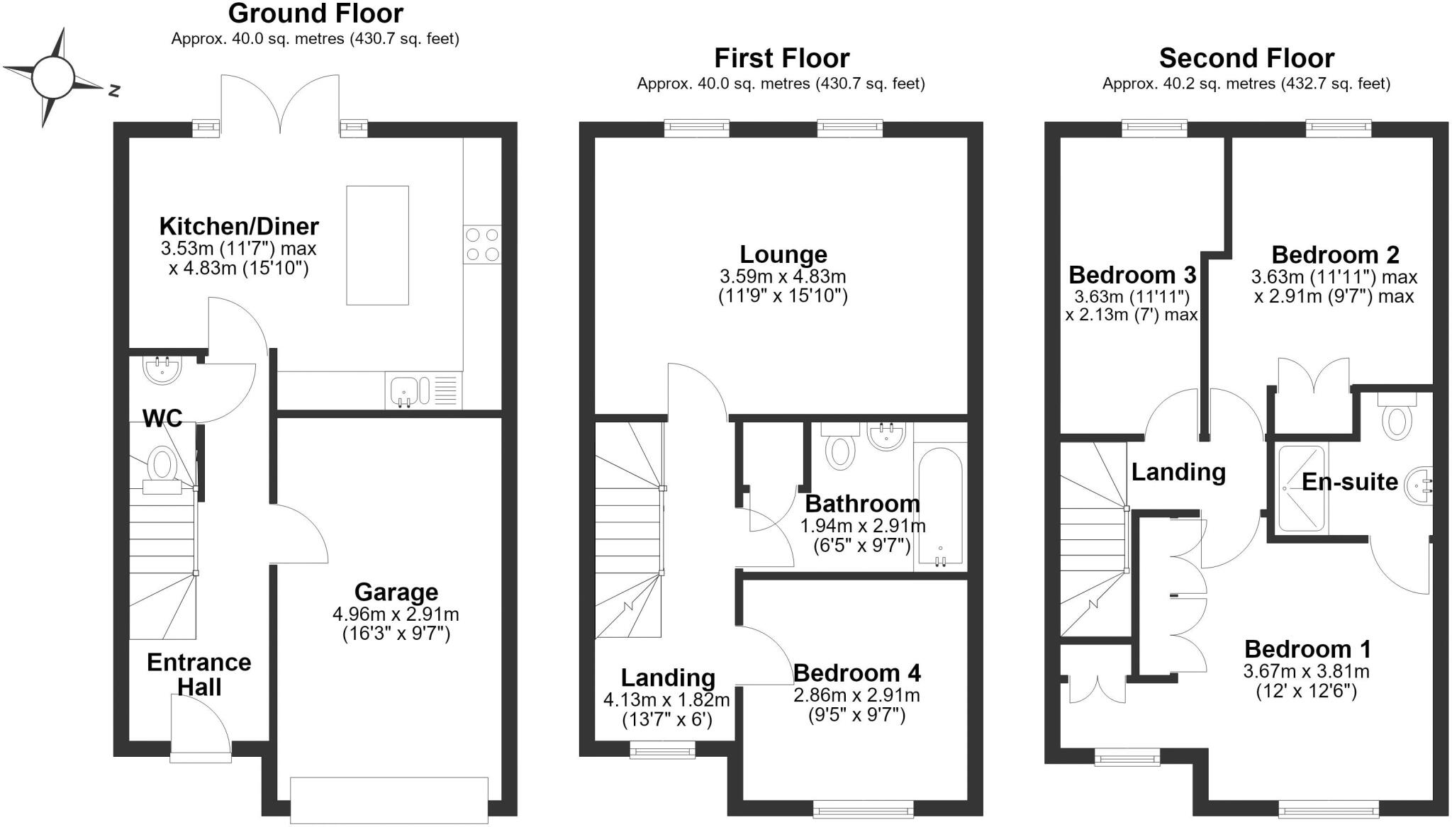 Talbot Way, Nantwich floorplan