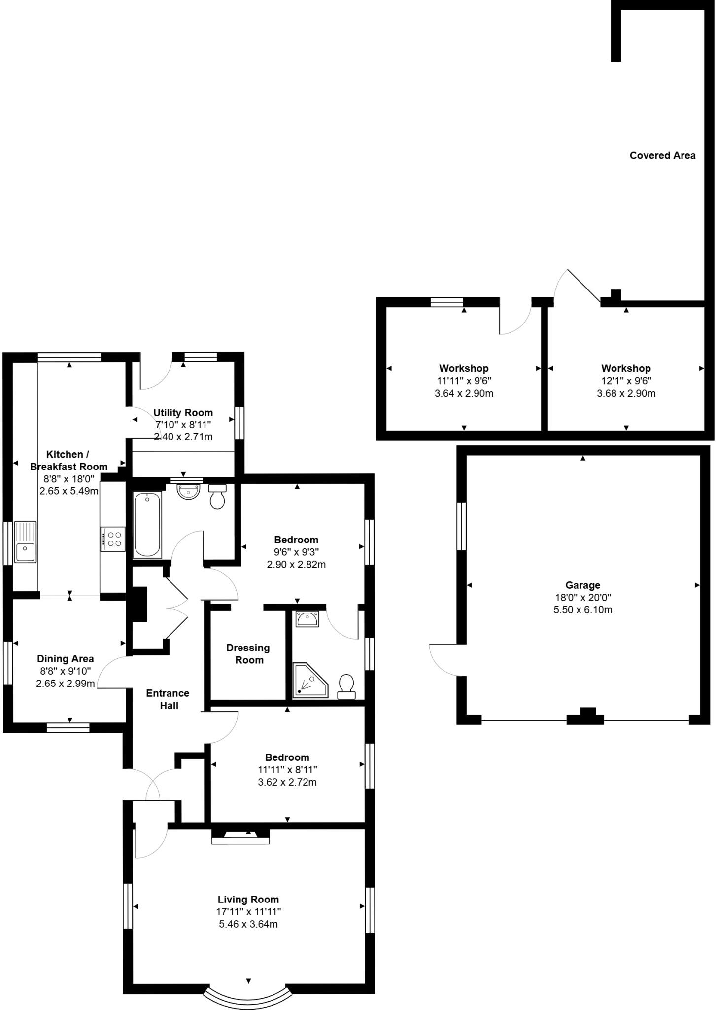 Aldermaston Road, Pamber End, Tadley, RG26 floorplan