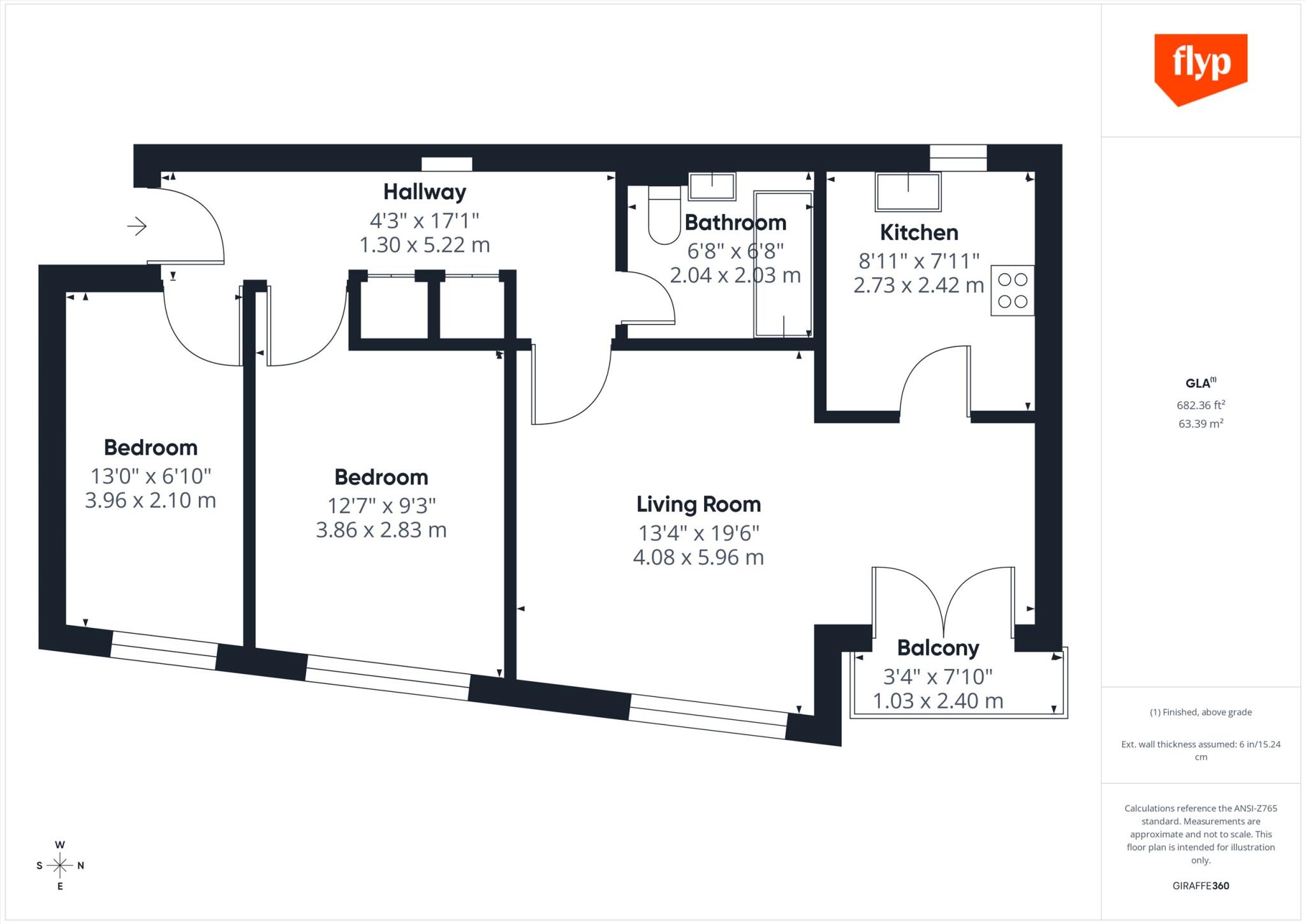 Mellish Street, Canary Wharf floorplan