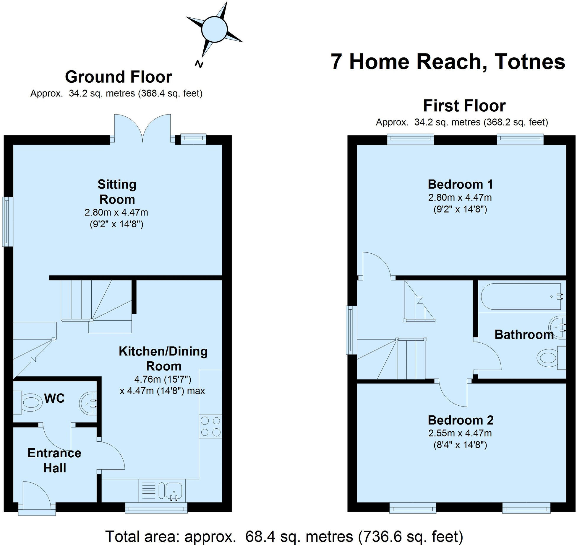 Home Reach Avenue, Totnes, Devon floorplan