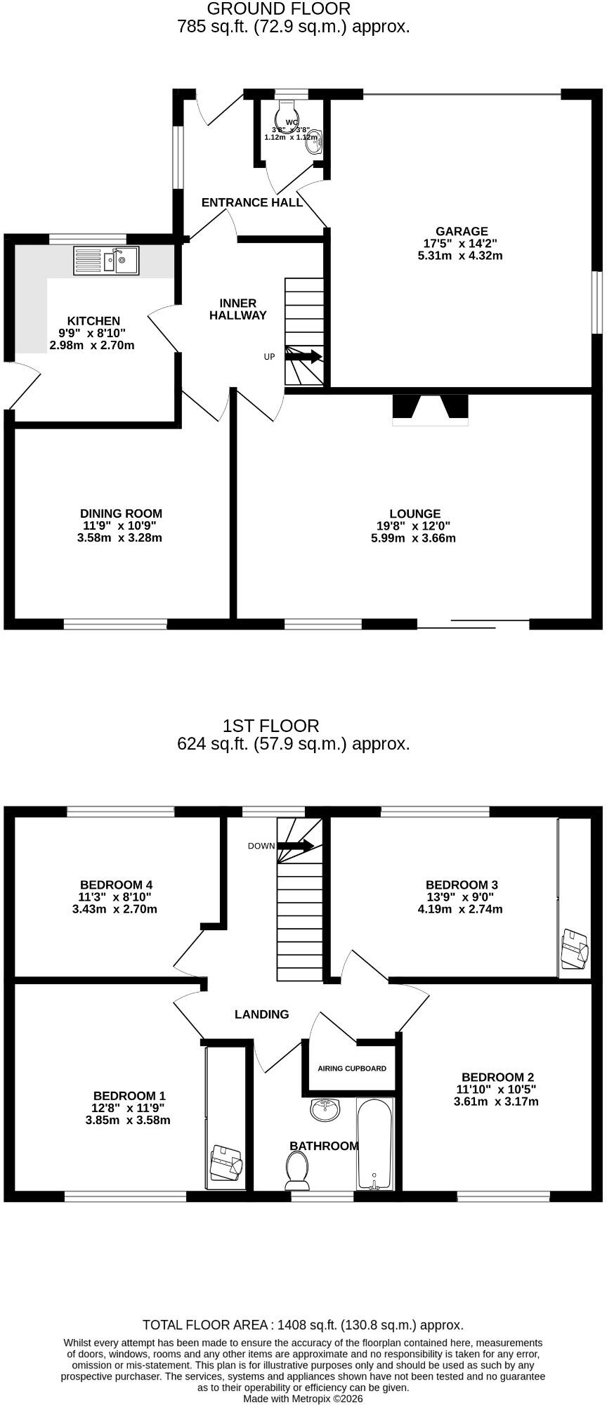Inverkip Close, Lee-on-the-solent, Guide Price £600,000-£635,000 floorplan