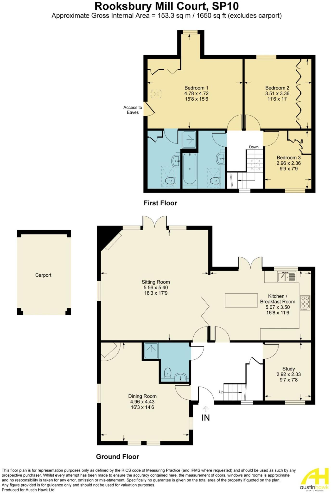 Rooksbury Mill Court, Andover, SP10 floorplan