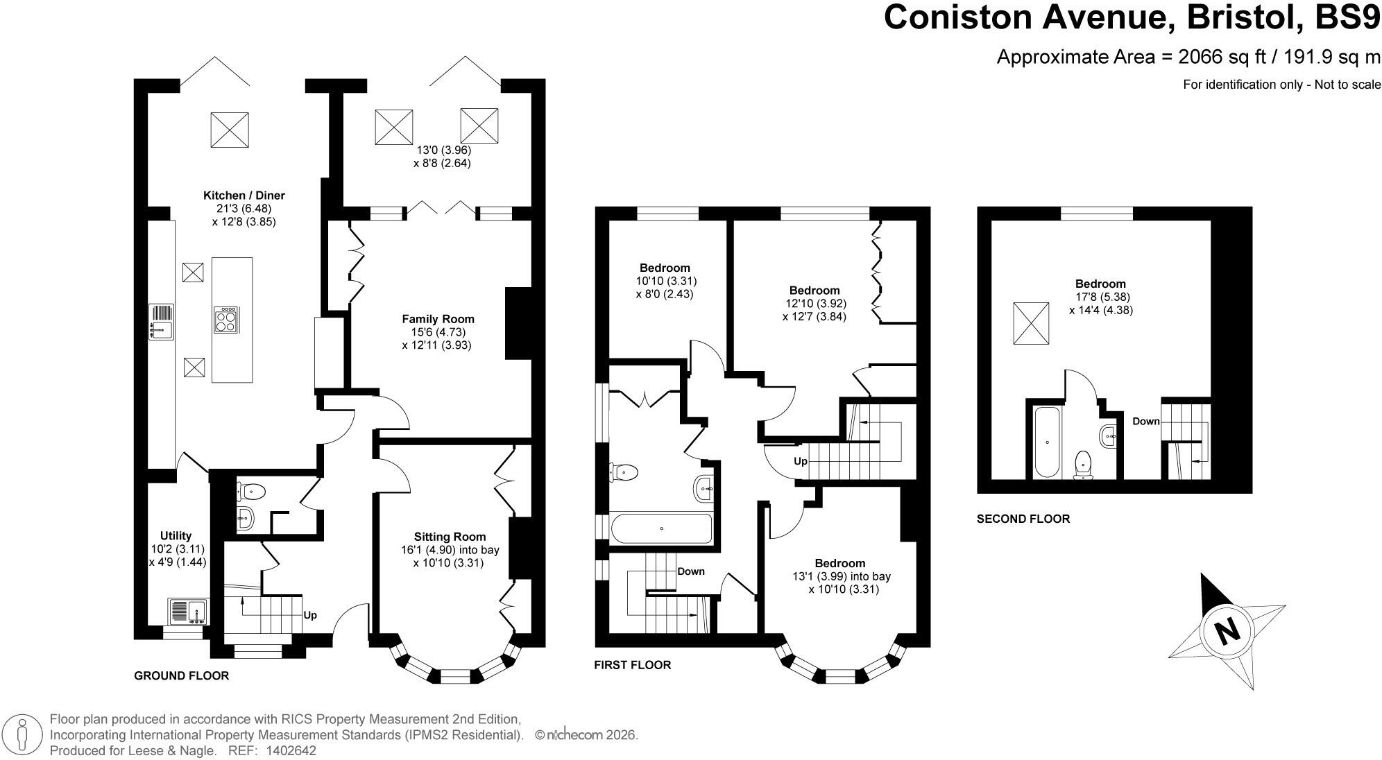 Coniston Avenue, Westbury on Trym, Bristol, BS9 floorplan