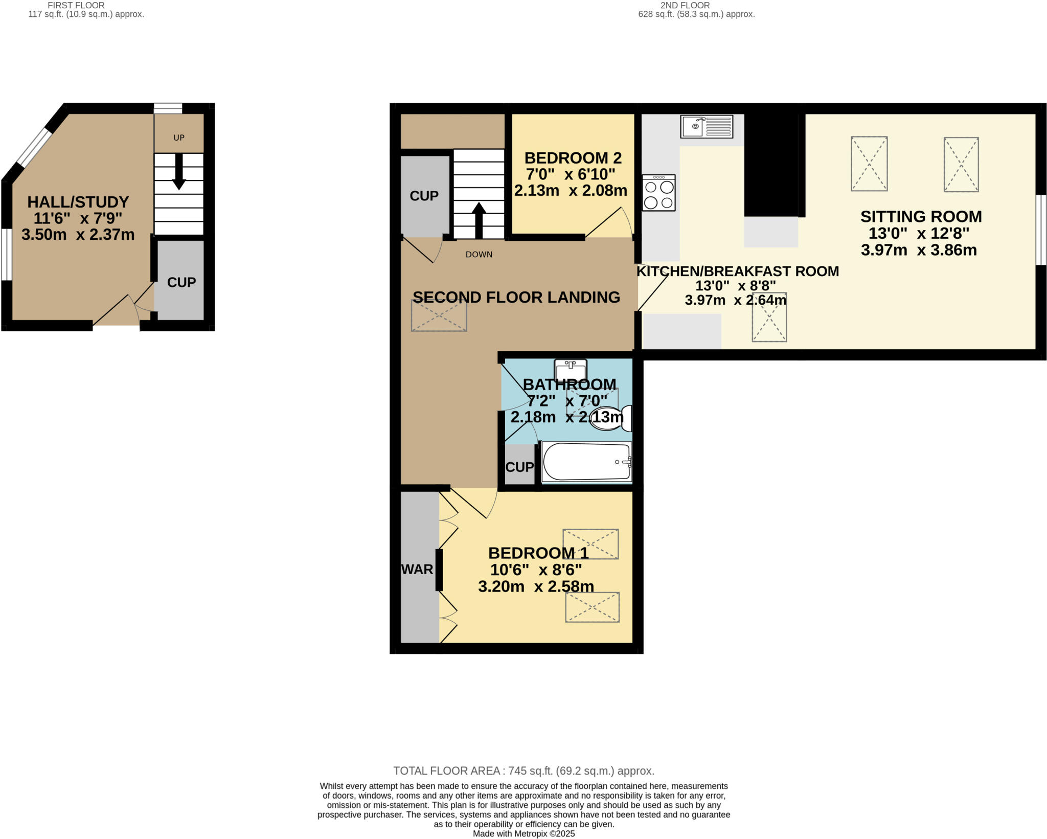 Cher, Minehead, Somerset, TA24 floorplan