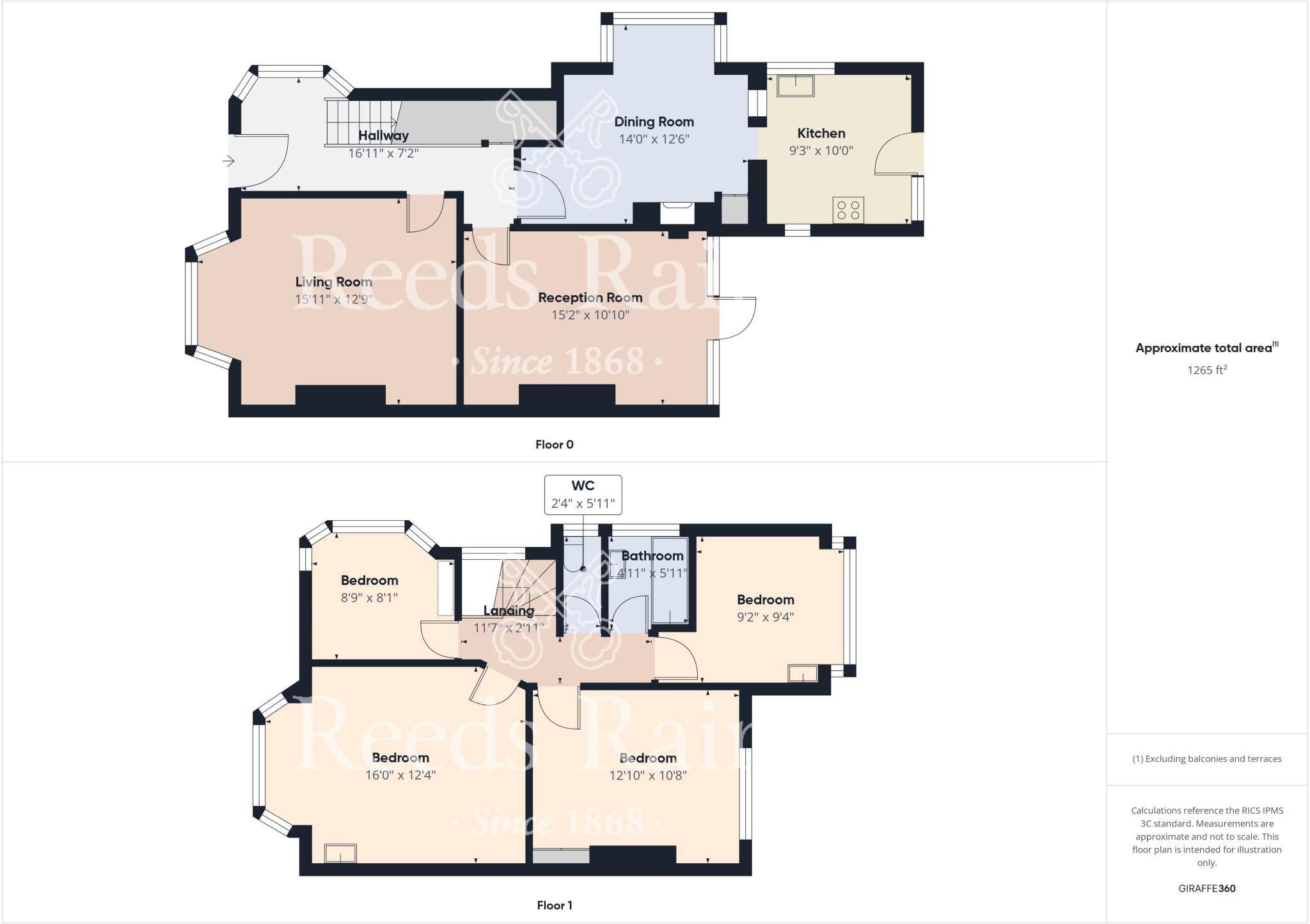 Cardigan Road, Bridlington, East Yorkshire, YO15 floorplan