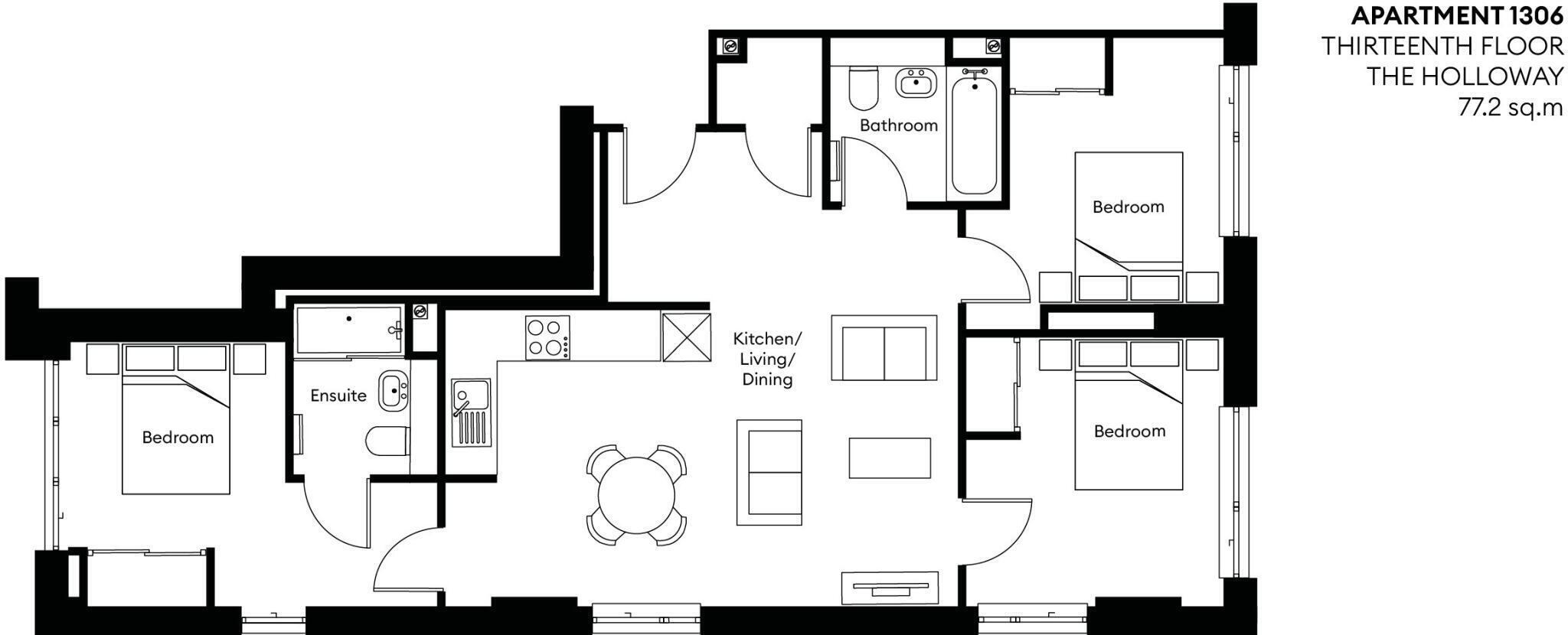 Momento Birmingham  floorplan