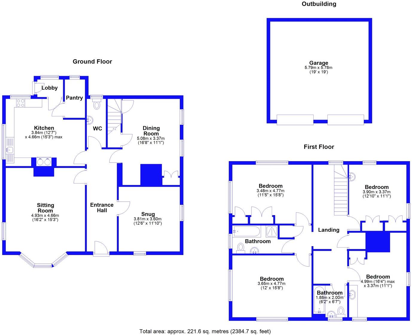 Sampsons Lane, Peldon, Colchester, Essex, CO5 floorplan