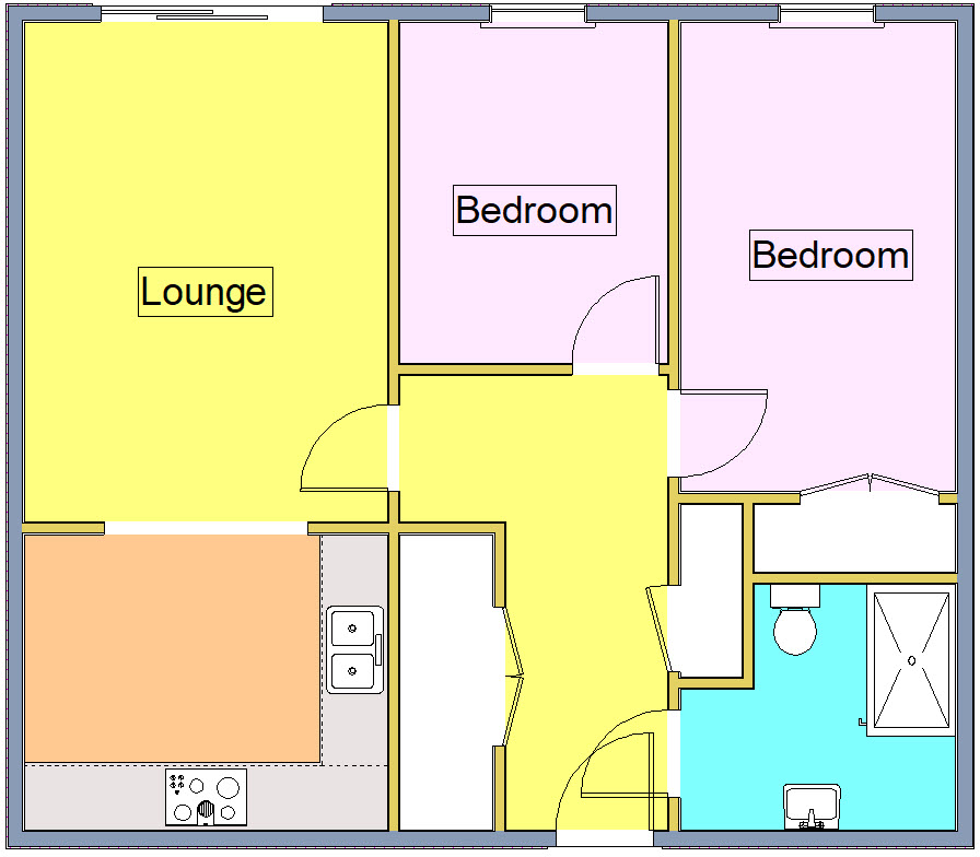 St. Johns Court, Felixstowe floorplan
