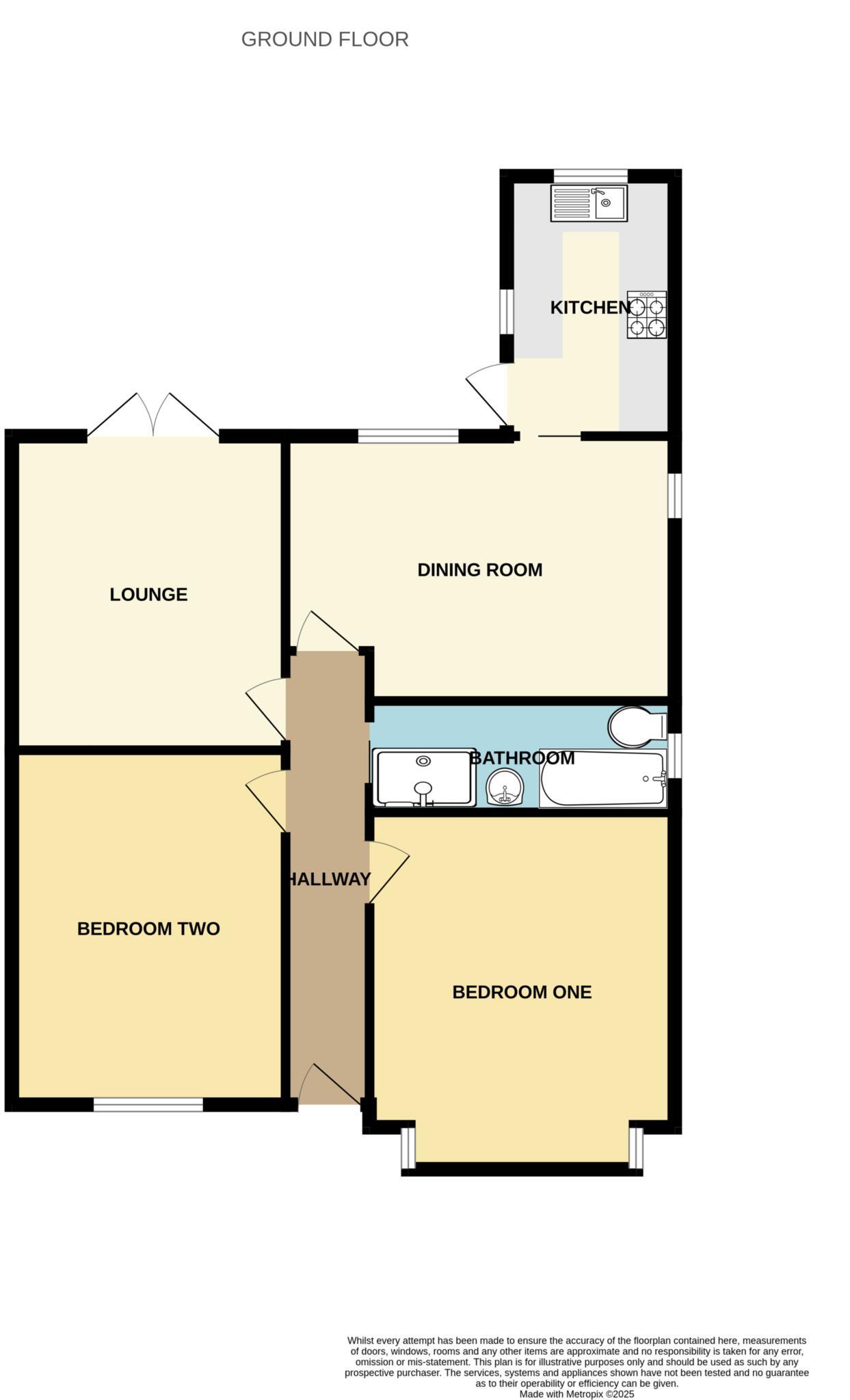 Cross Lane, Bebington floorplan