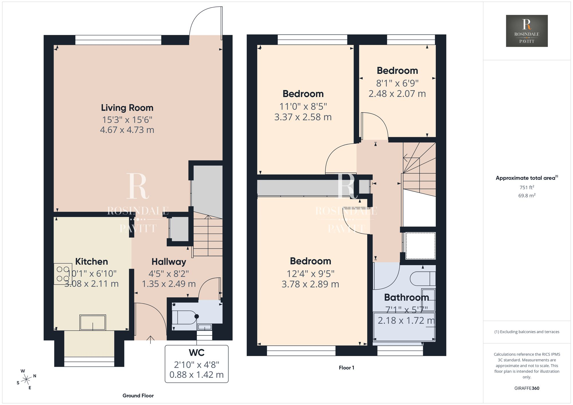 Woodcote Road, Wallington, SM6 floorplan