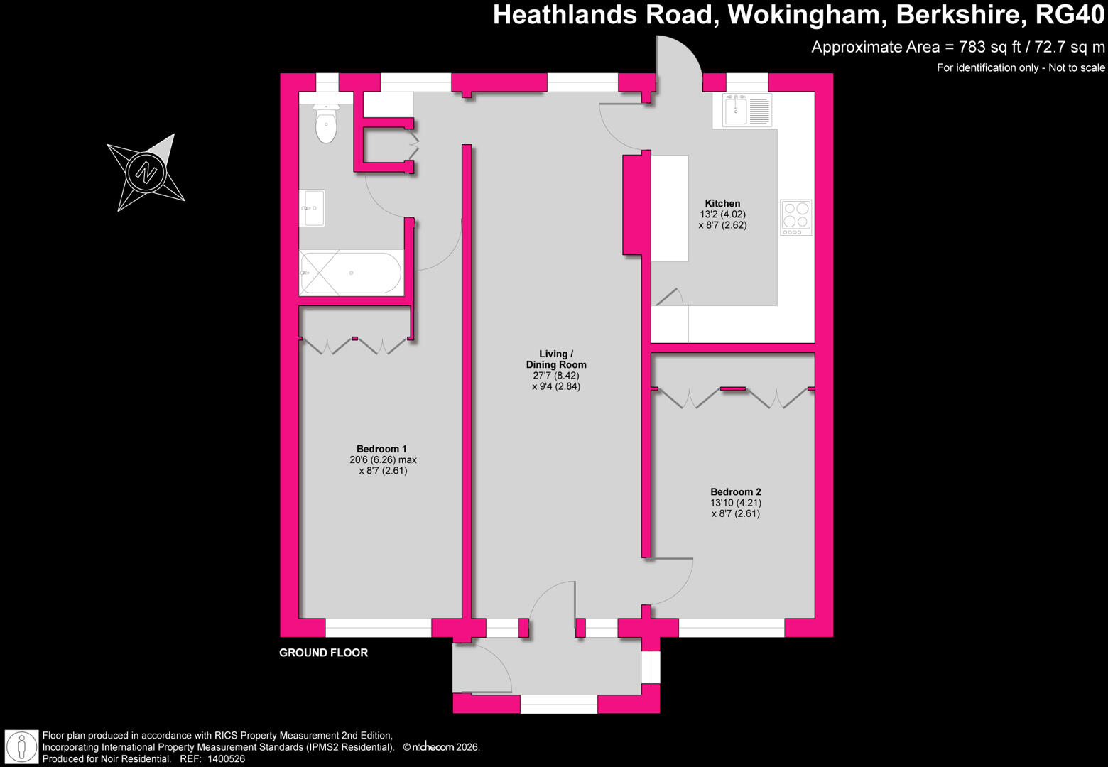 Heathlands Road, Wokingham, Berkshire, RG40 floorplan