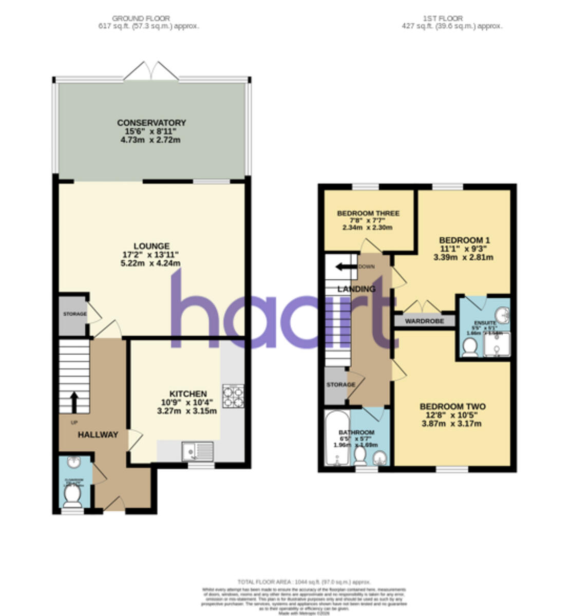Brook View, Stansted floorplan