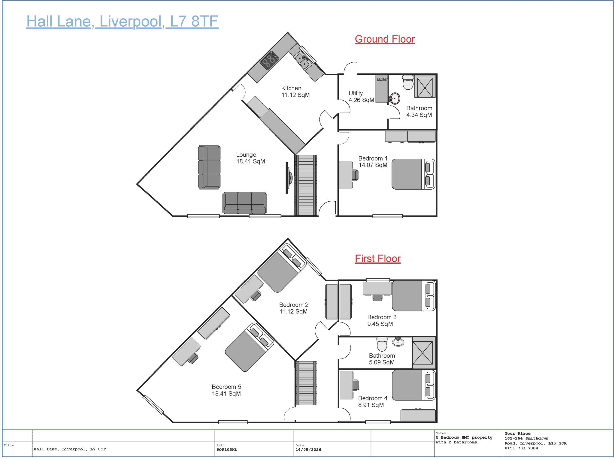 Hall Lane, Kensington, Liverpool floorplan