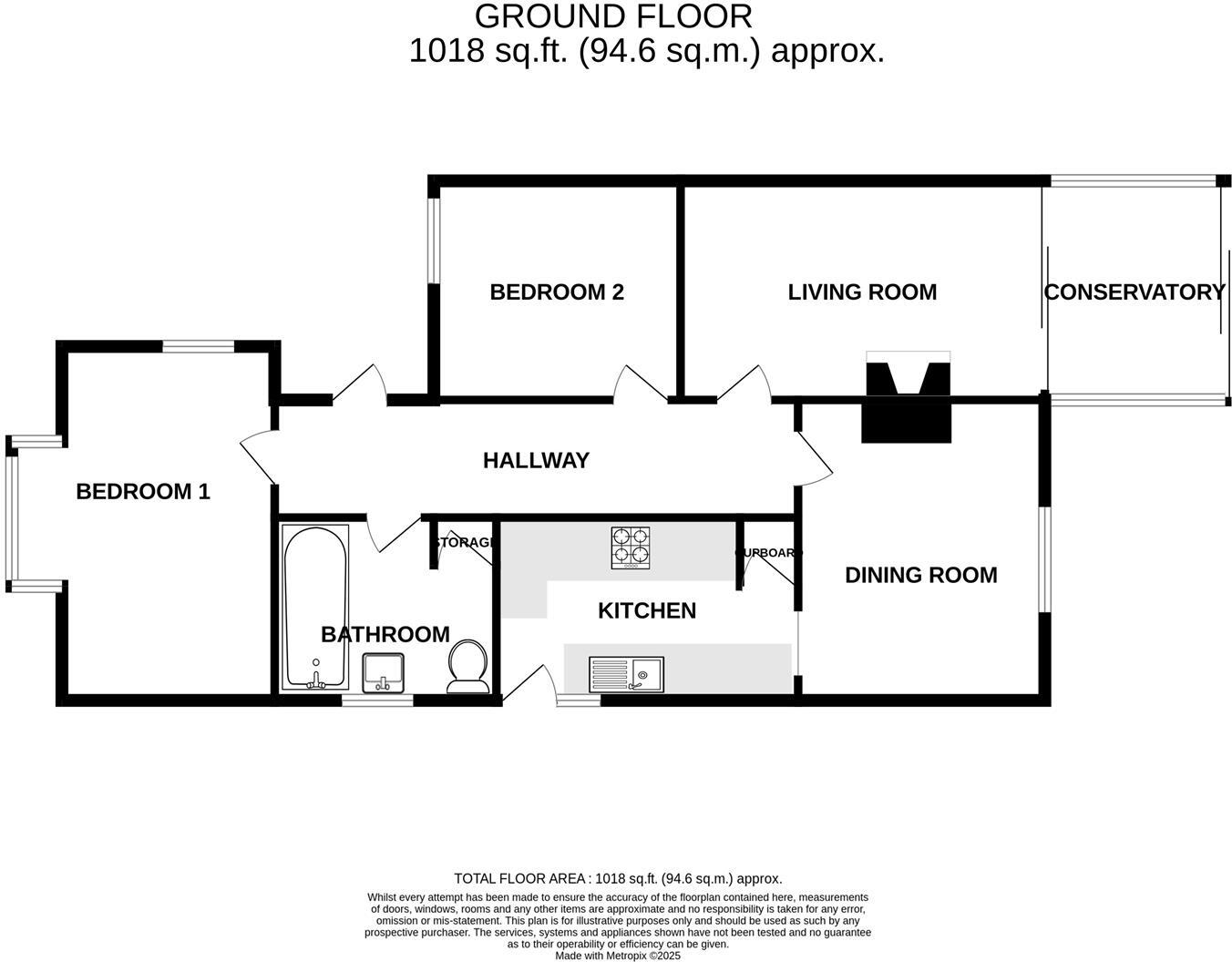 Church Road, Benfleet floorplan