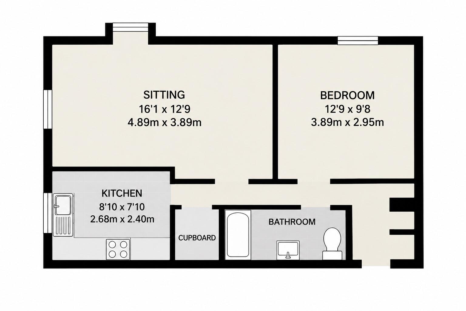 Wilton Place, Southsea, Portsmouth, PO5 floorplan
