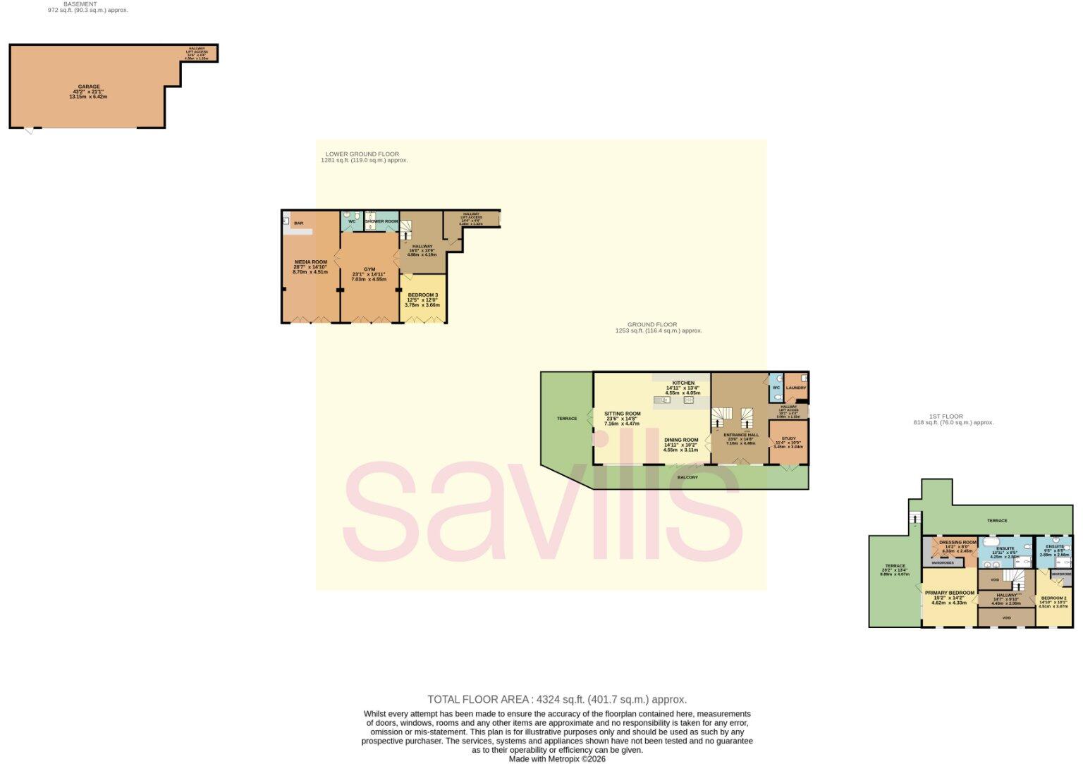 La Rue Du Crocquet, St Brelade, JE3 floorplan
