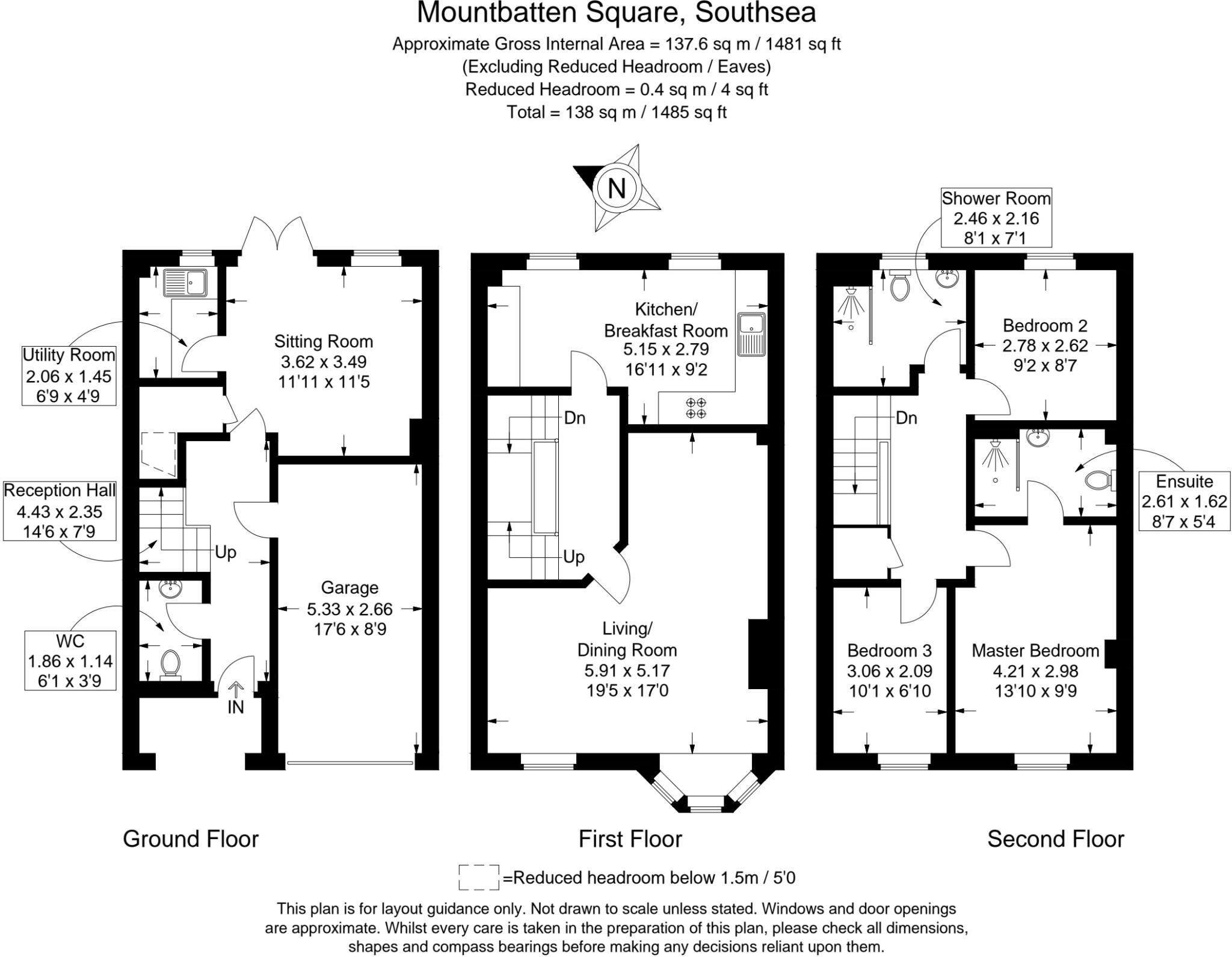 Mountbatten Square, Southsea, Hampshire, PO4 floorplan