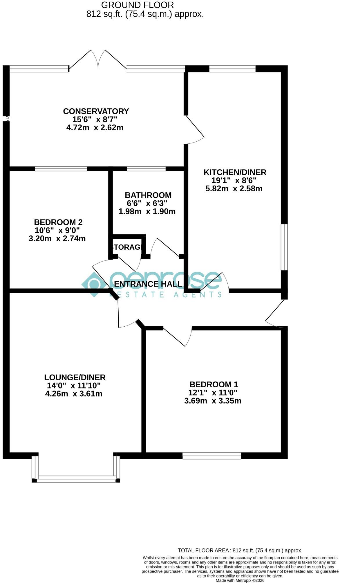 Staveley Road, Luton, Bedfordshire, LU4 0DG floorplan