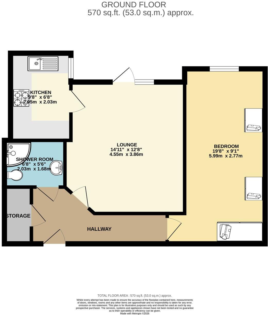 King Harold Lodge, Broomstick Hall Road, Waltham Abbey, EN9 floorplan