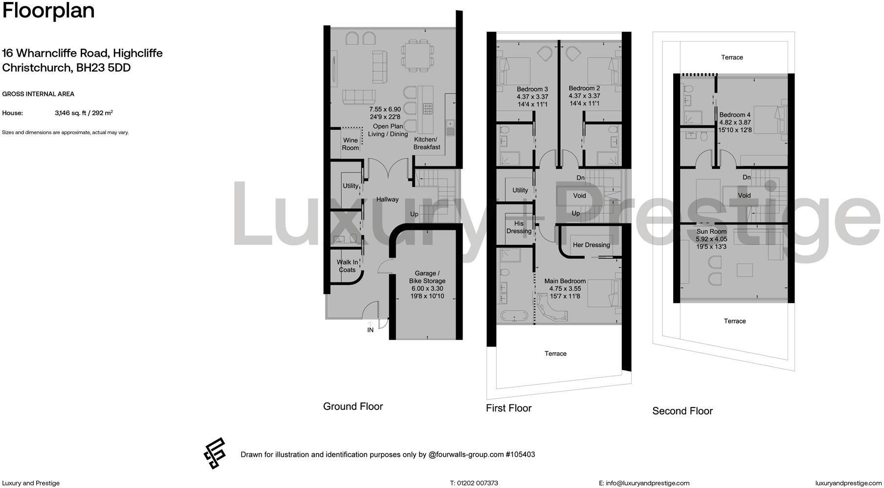 Wharncliffe Road, Highcliffe floorplan