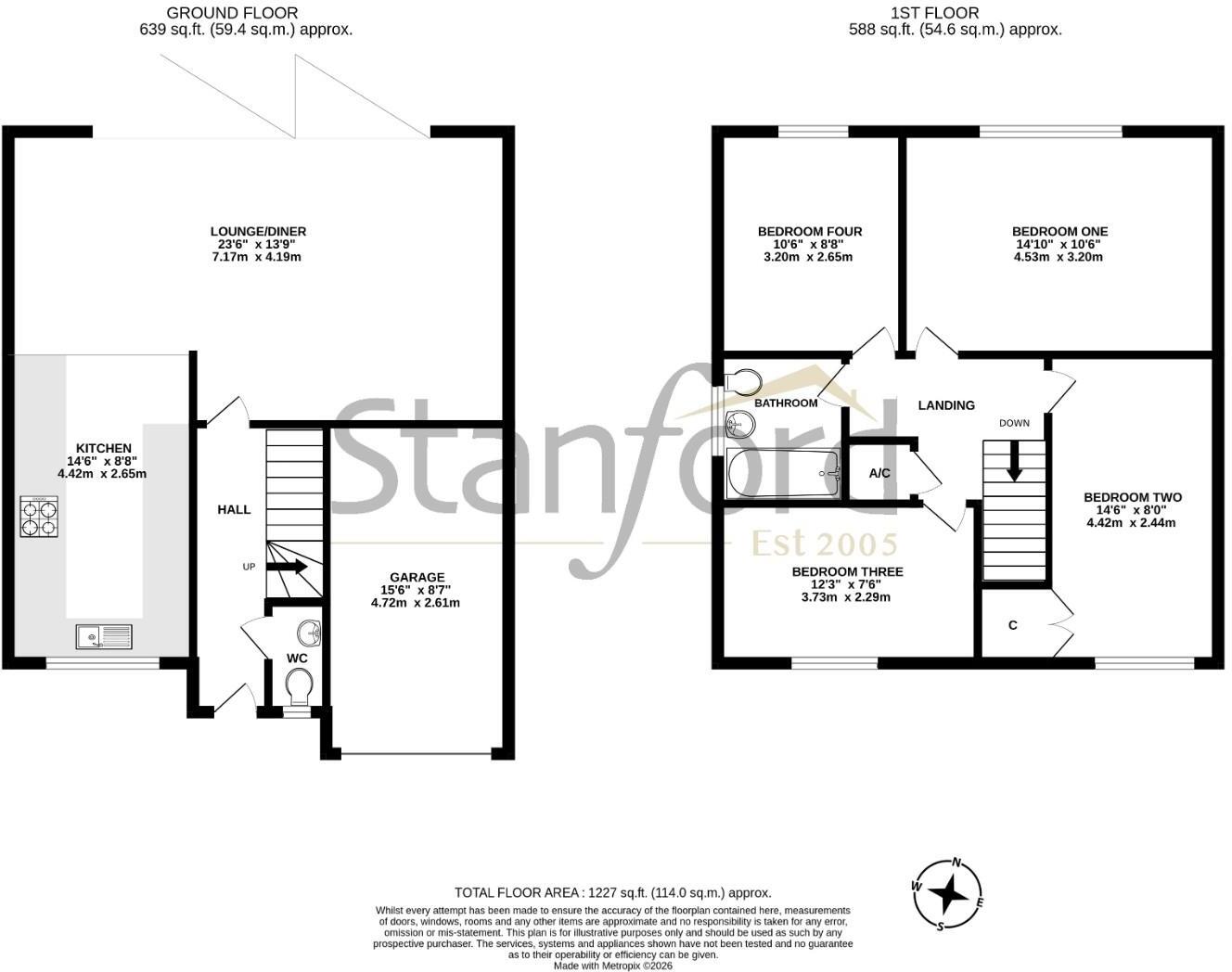 Longfield Road, Fair Oak, Eastleigh floorplan