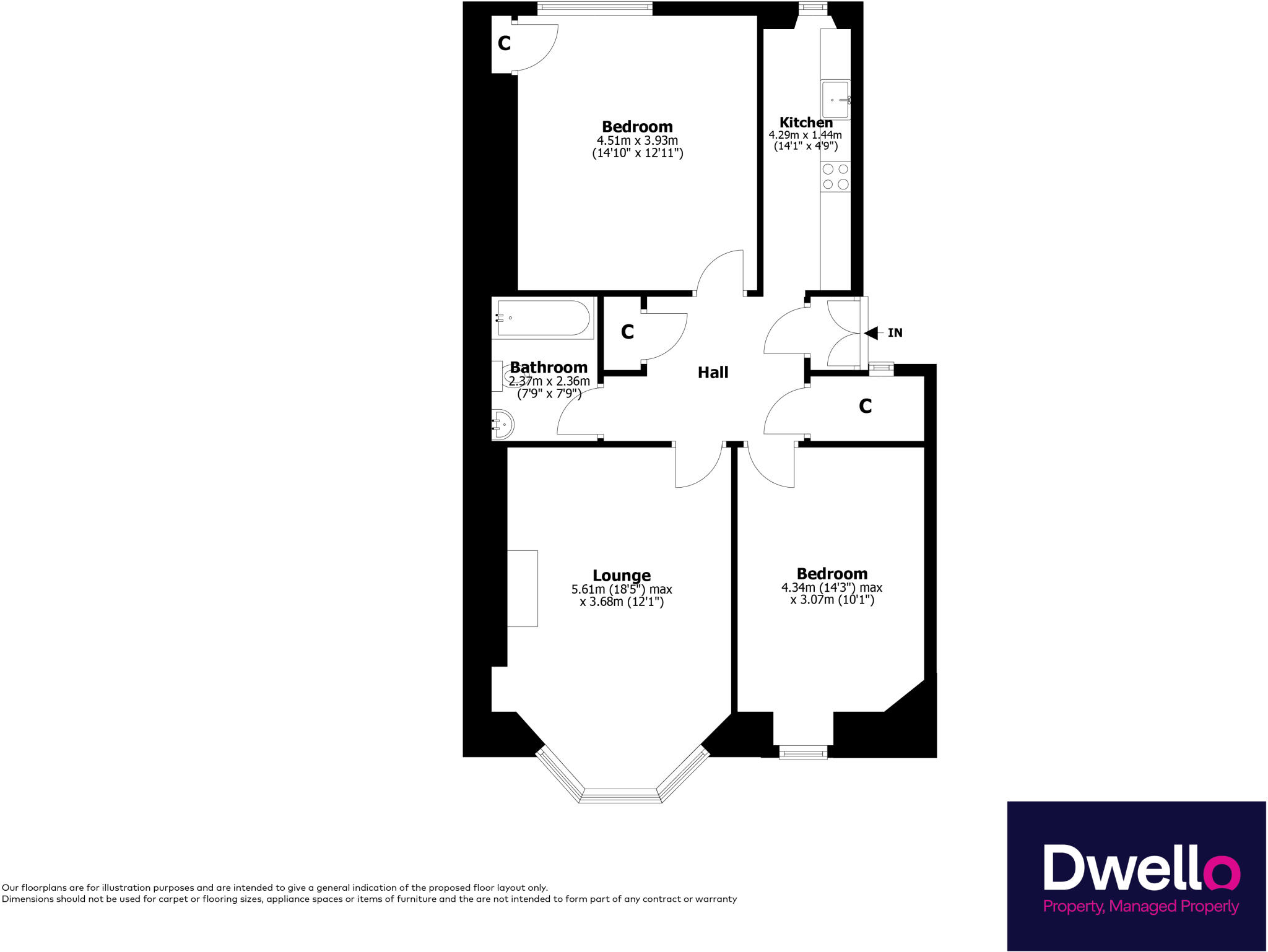 Garrioch Quadrant, Glasgow, G20 floorplan