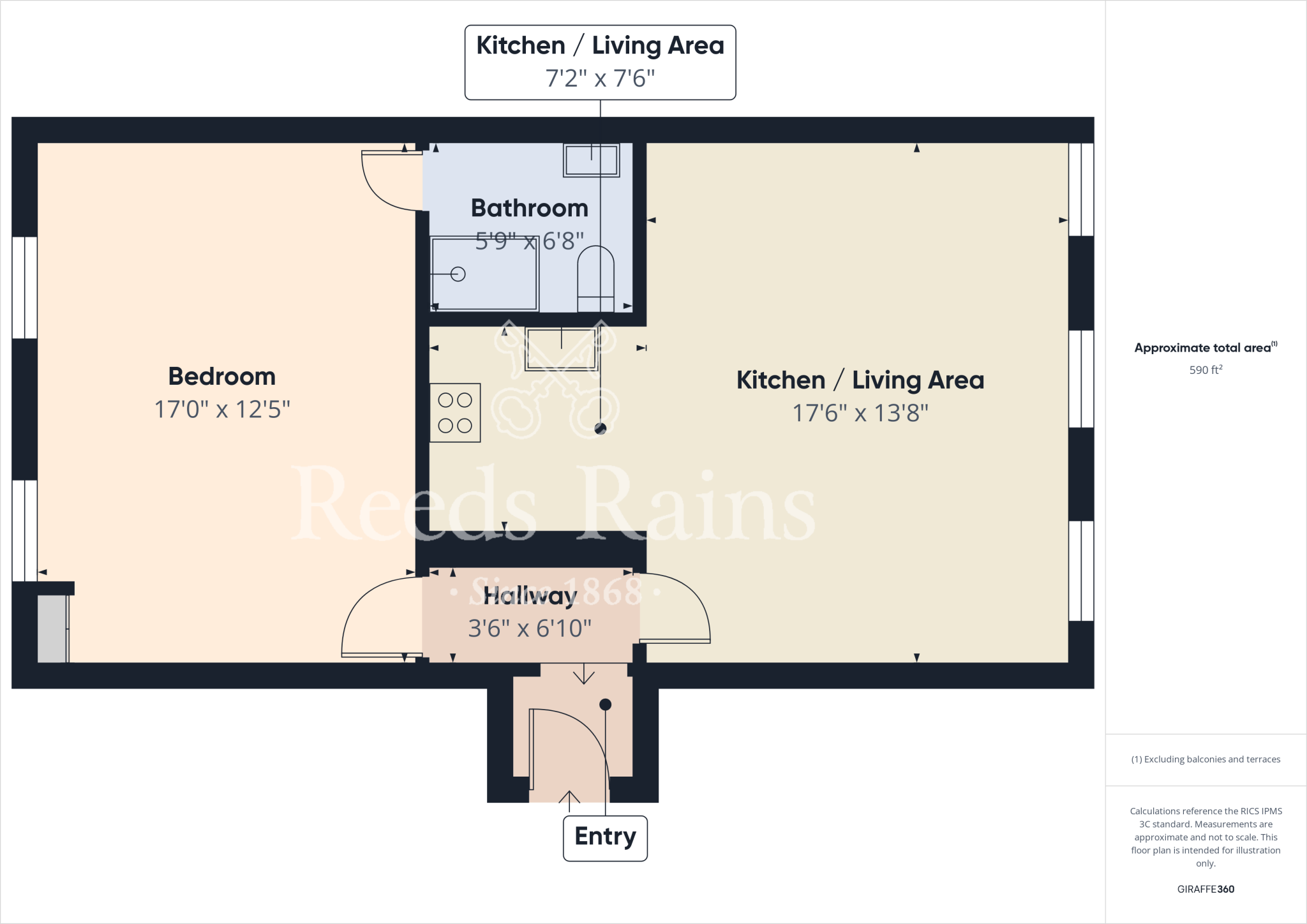 Westborough, Scarborough, North Yorkshire, YO11 floorplan