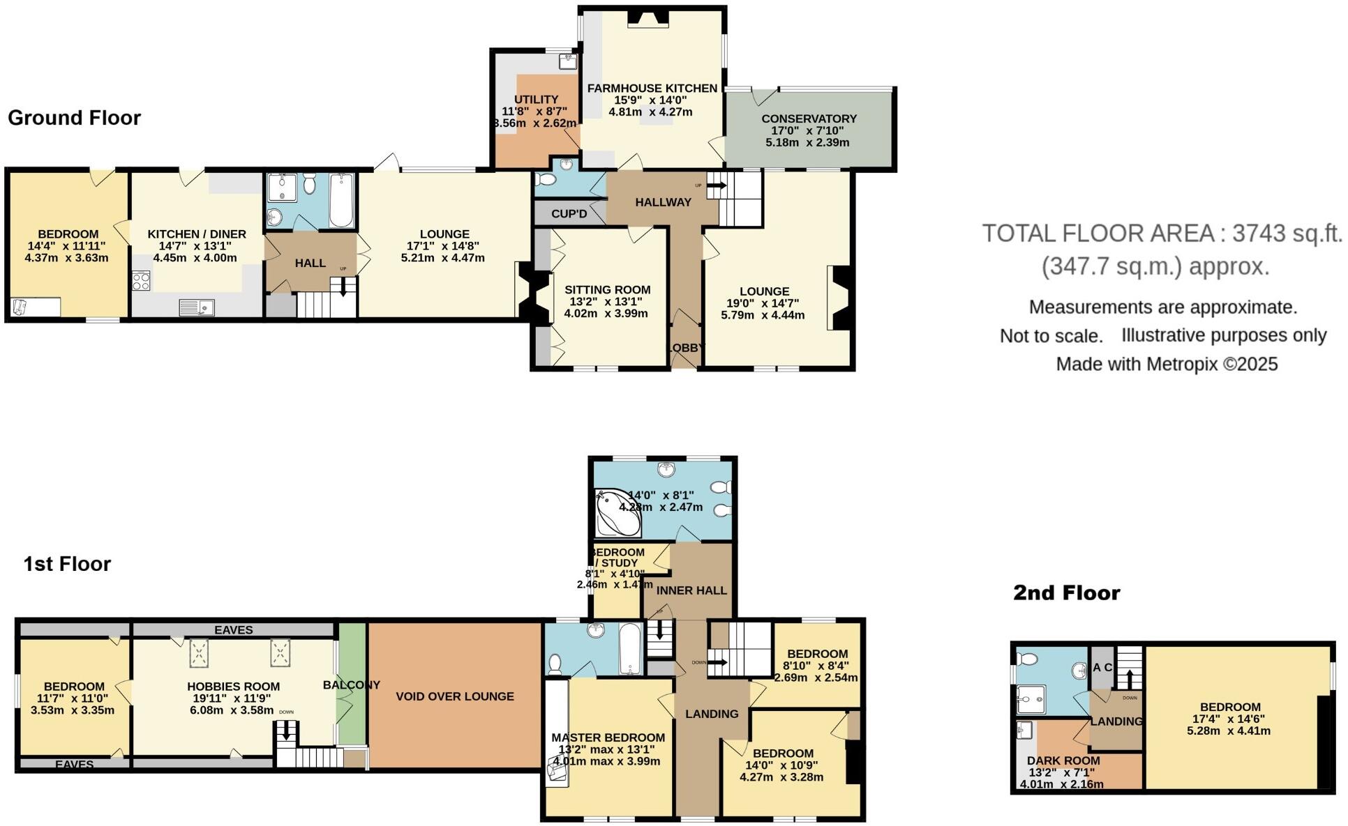Ivy House Farm, 8 Main Road, Aislaby, YO21 1SW floorplan