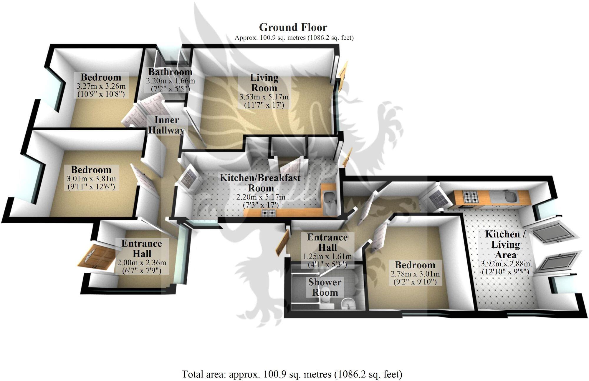 Milbourne Park, Milbourne, SN16 floorplan