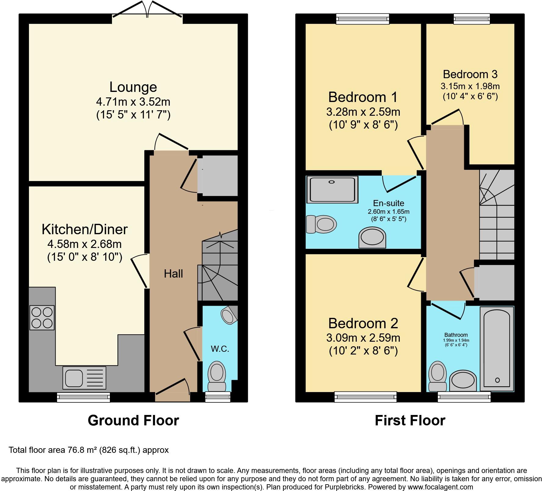 Hodding Road, Worksop, S80 floorplan