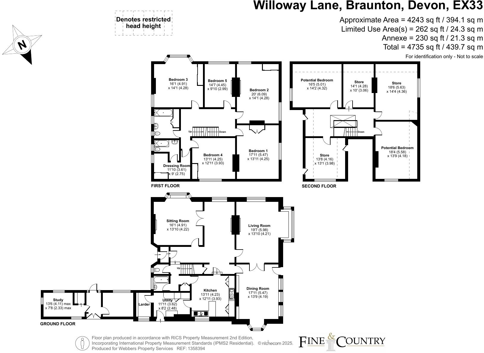 Willoway Lane, Braunton, Devon, EX33 floorplan