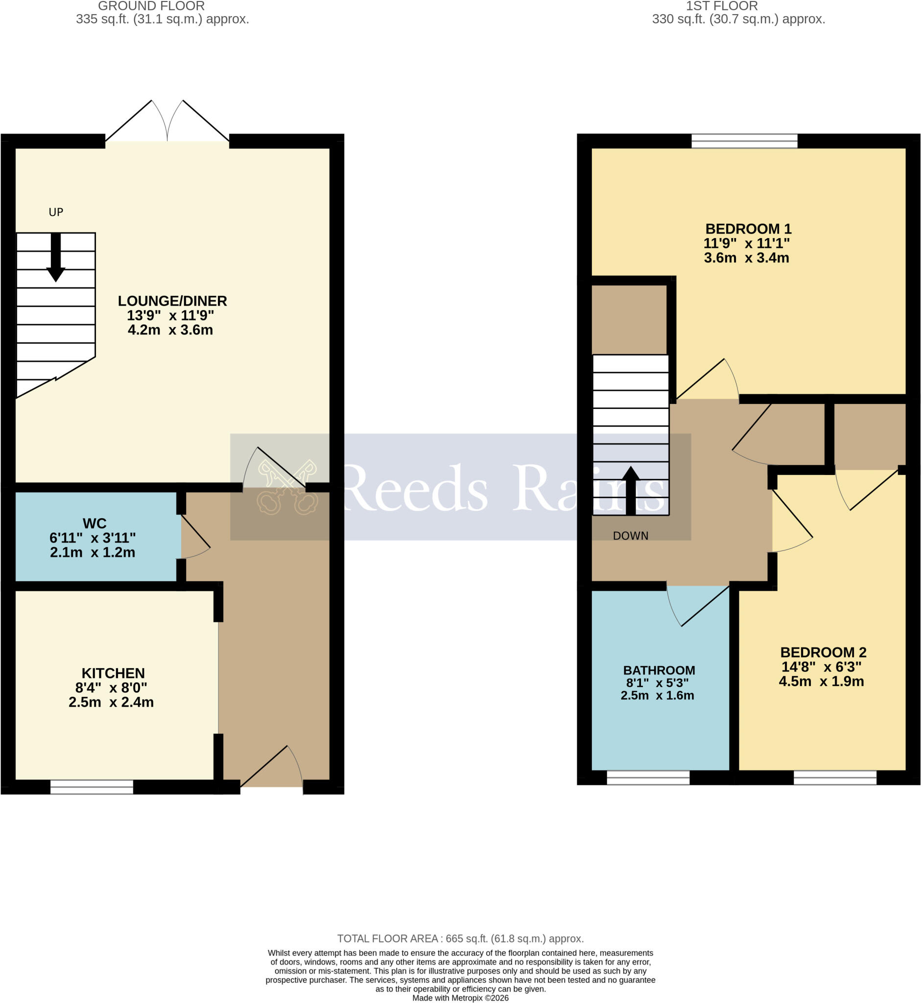 Cartwright Way, Evesham, Worcestershire, WR11 floorplan