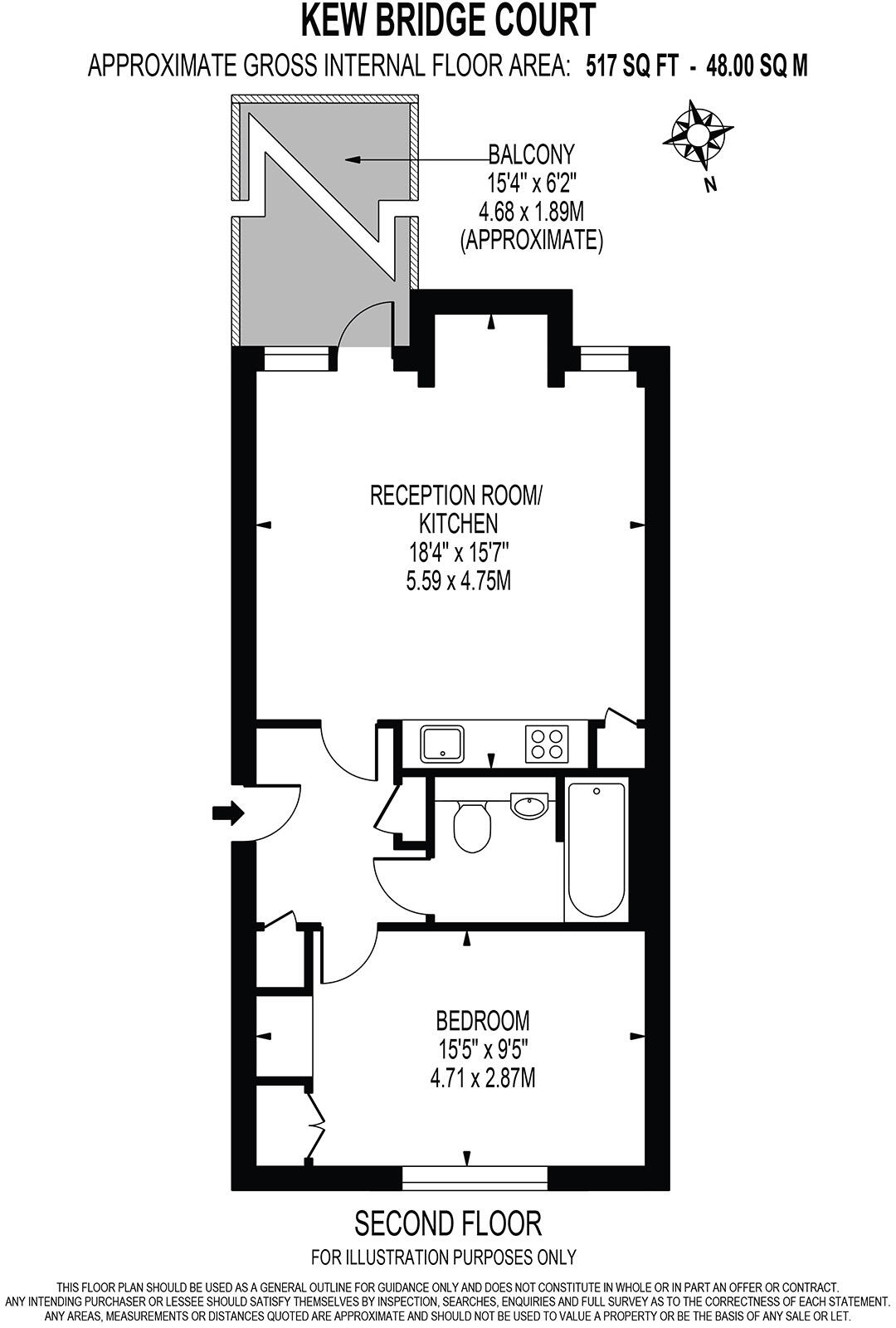 Kew Bridge Court, Brentford London W4 floorplan