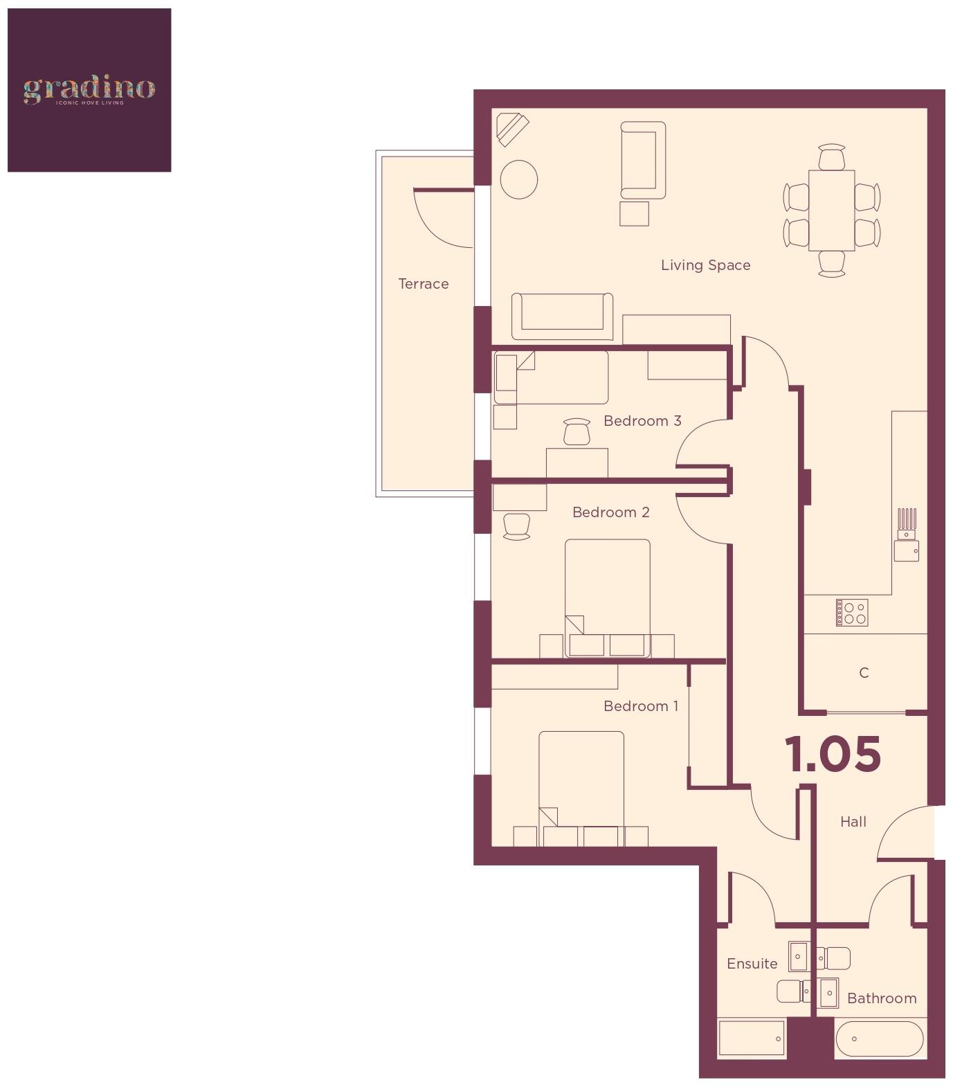 119 Davigdor Road, Hove, East Sussex, BN3 floorplan