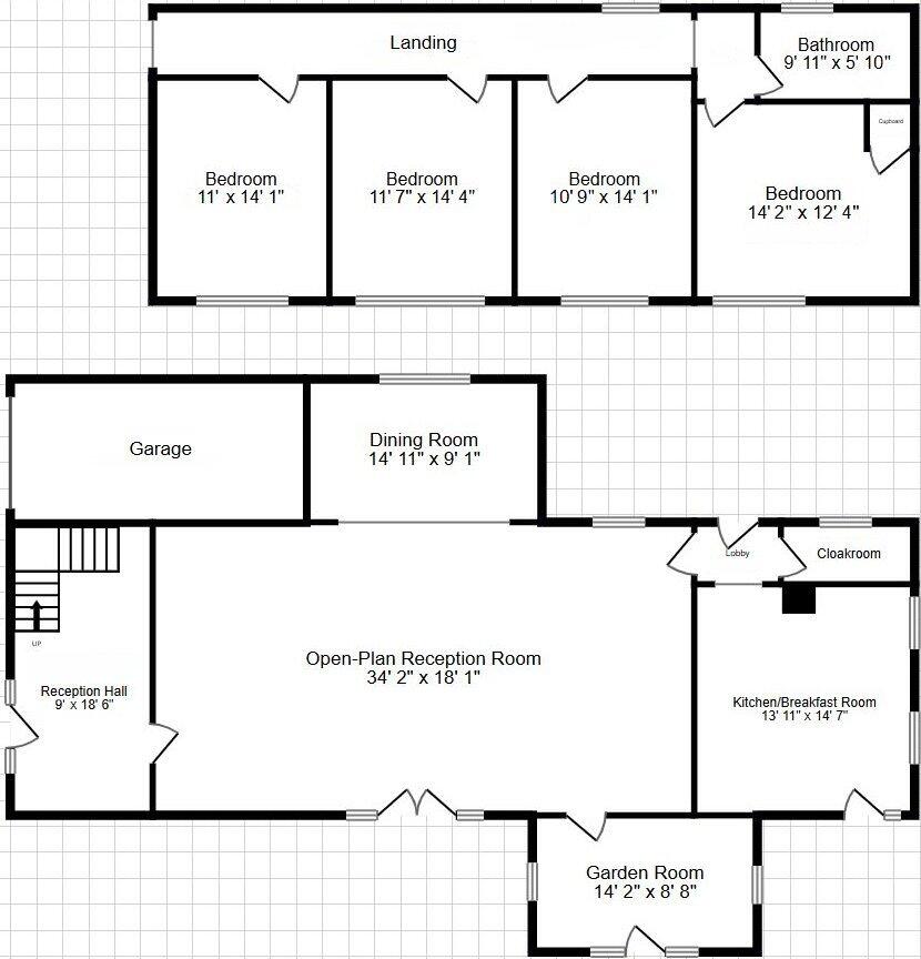 Sandy Lane, Southrepps floorplan