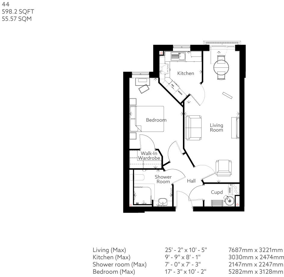 South Street,
Taunton,
Somerset,
TA1 3GH floorplan